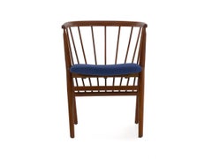 Helge Sibast “No. 8” Danish Mid-Century Modern Spindle Back Armchair