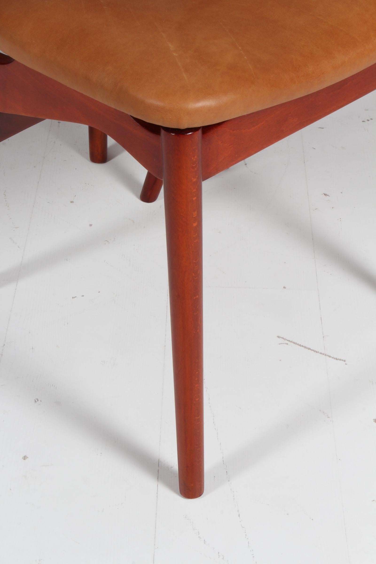 Danish Helge Sibast set of six armchairs, model 7