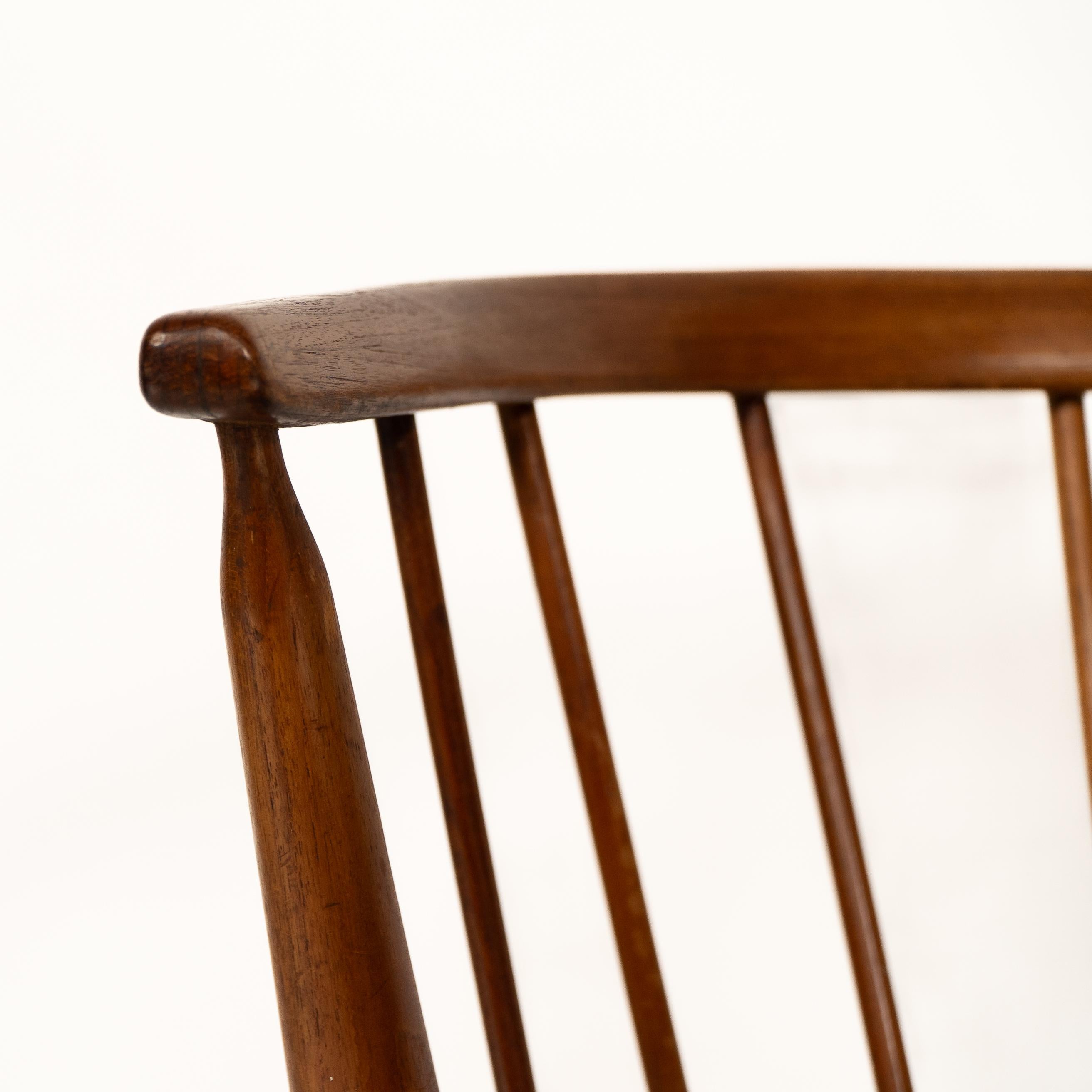 Helge Sibast, Sibast Furniture Set di quattro poltrone a sbalzo in teak danese No.8 in vendita 4