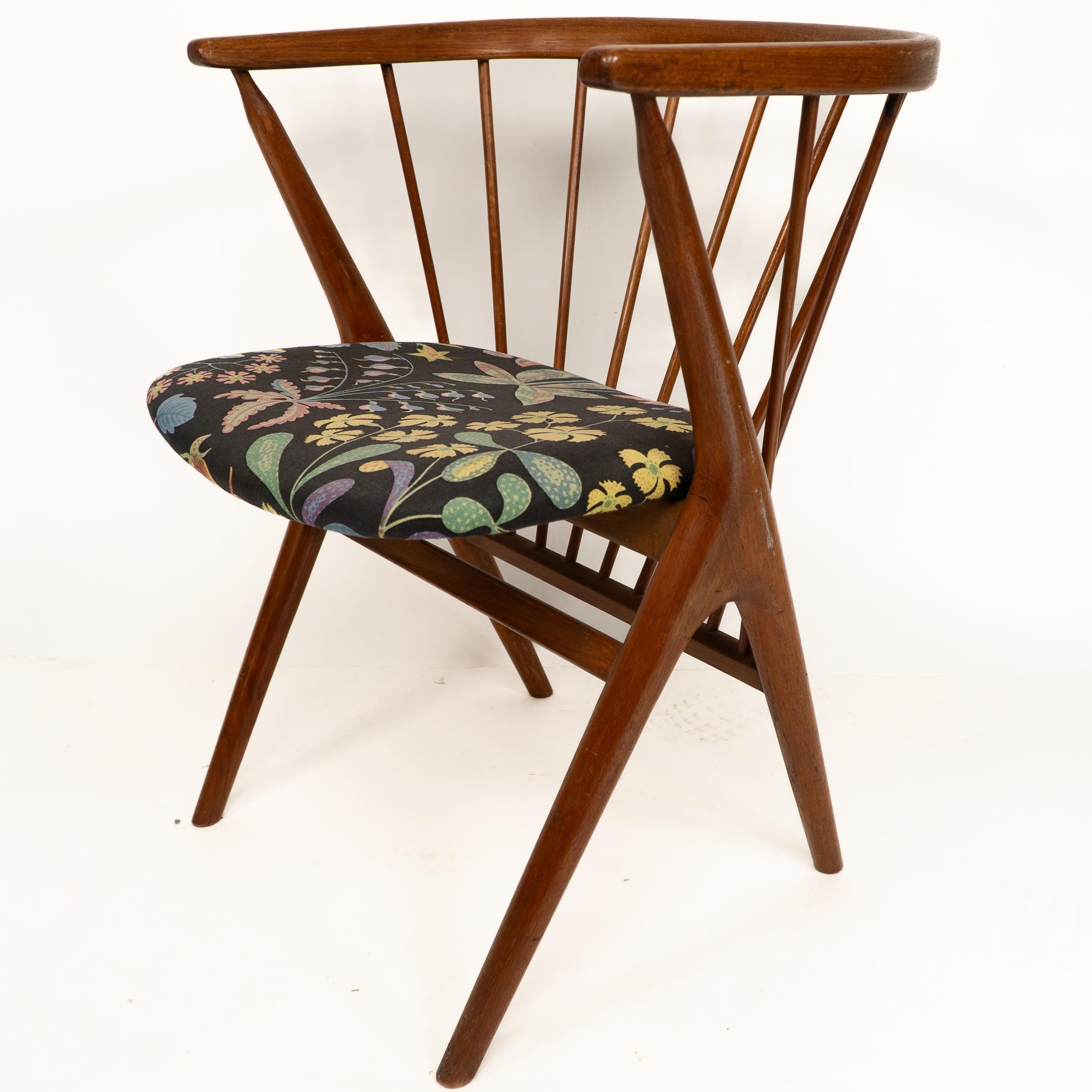 Helge Sibast, Sibast Furniture Set di quattro poltrone a sbalzo in teak danese No.8 in vendita 6