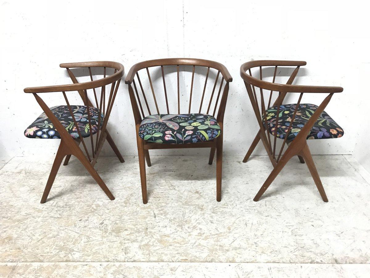 Scandinavian Modern Helge Sibast, Sibast Furniture Set of Four Danish No.8 Teak Cantilever Armchairs For Sale