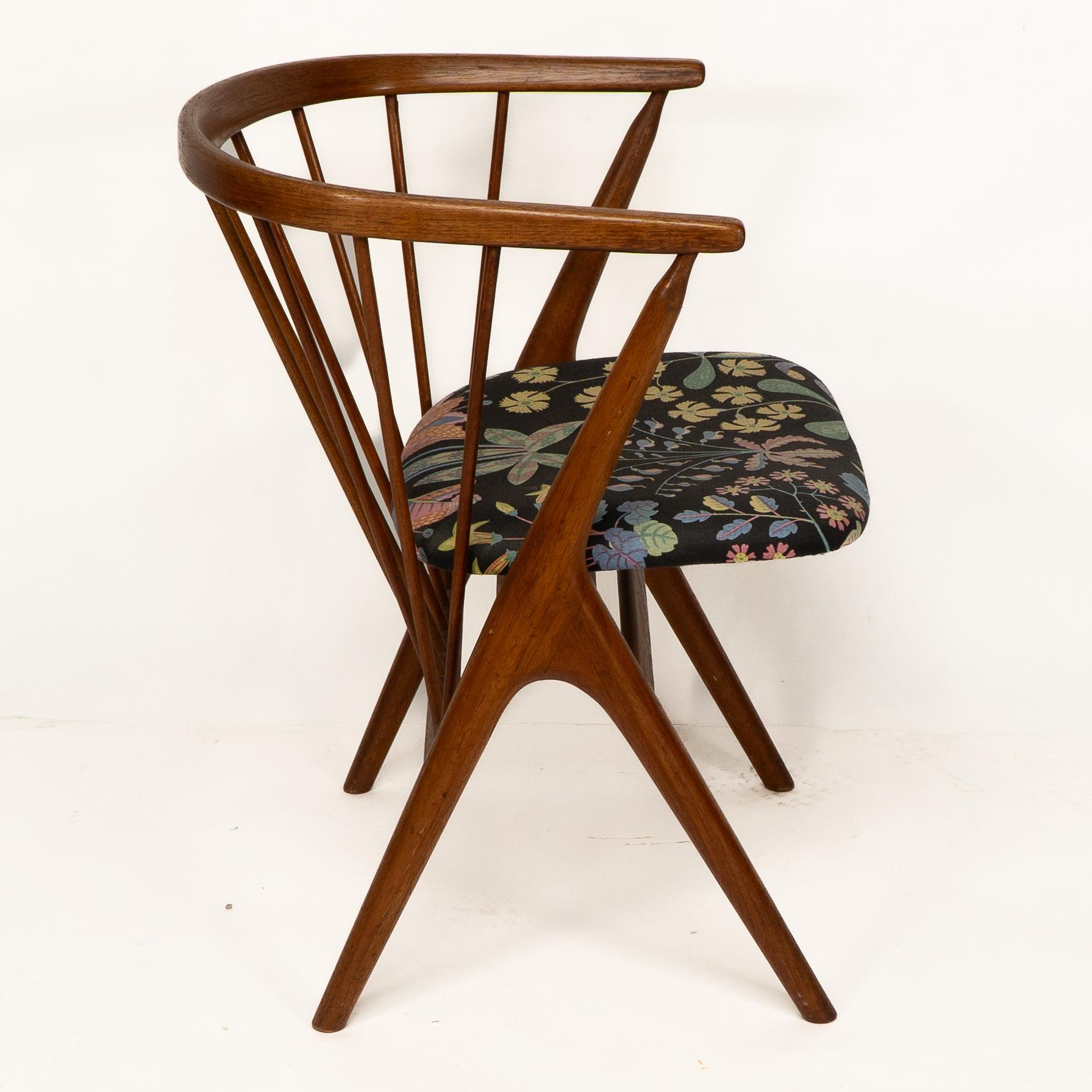 Teak Helge Sibast, Sibast Furniture Set di quattro poltrone a sbalzo in teak danese No.8 in vendita