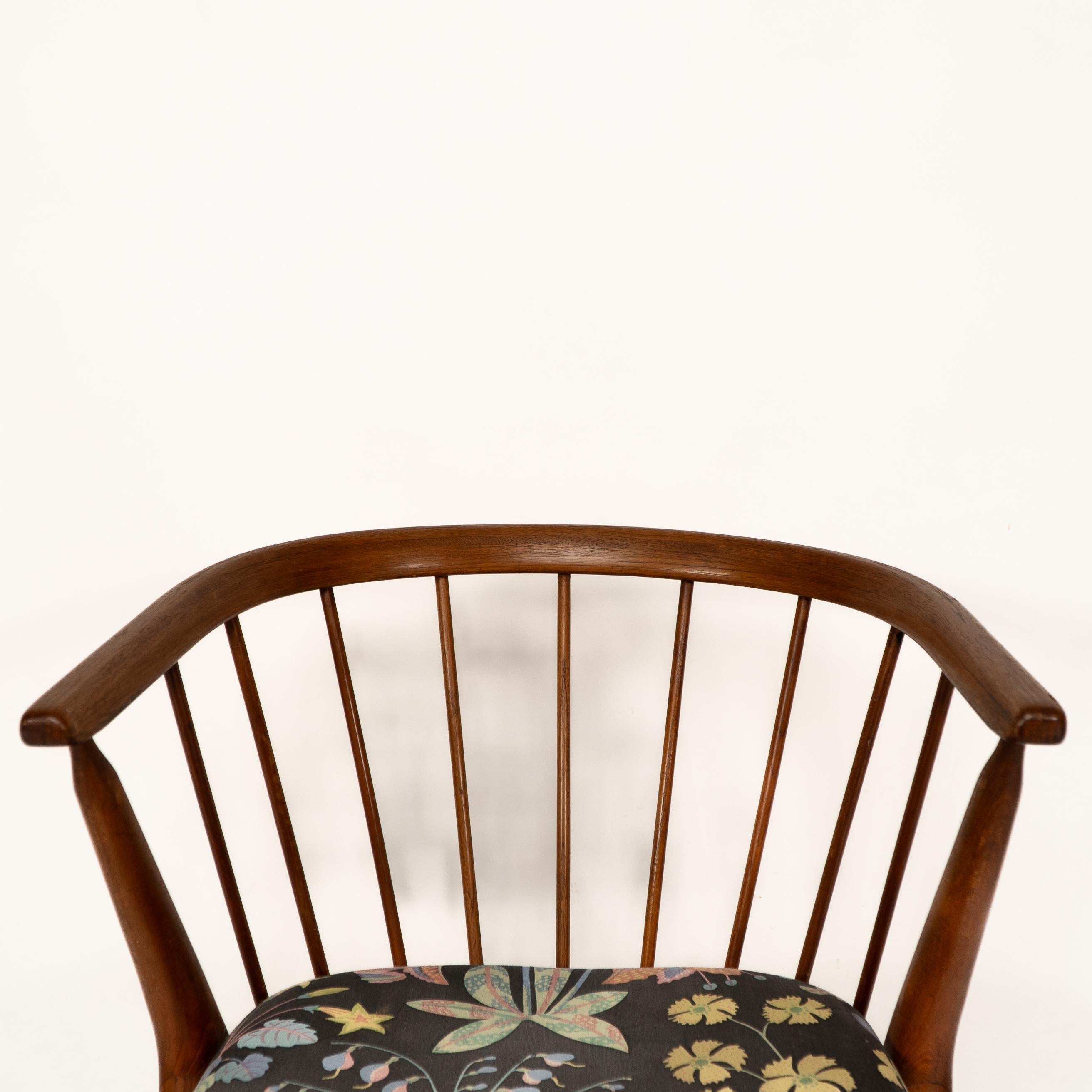 Helge Sibast, Sibast Furniture Set di quattro poltrone a sbalzo in teak danese No.8 in vendita 1
