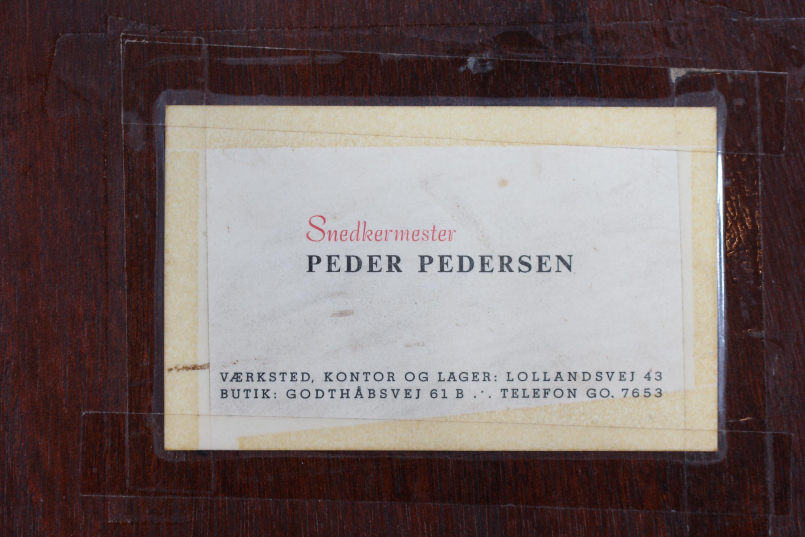 Helge Vestergaard Jensen Coffee Table of Rosewood by Peder Pedersen DK, 1960s  For Sale 1