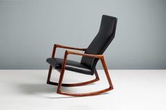 Helge Vestergaard-Jensen 1960s Rosewood Rocking Chair