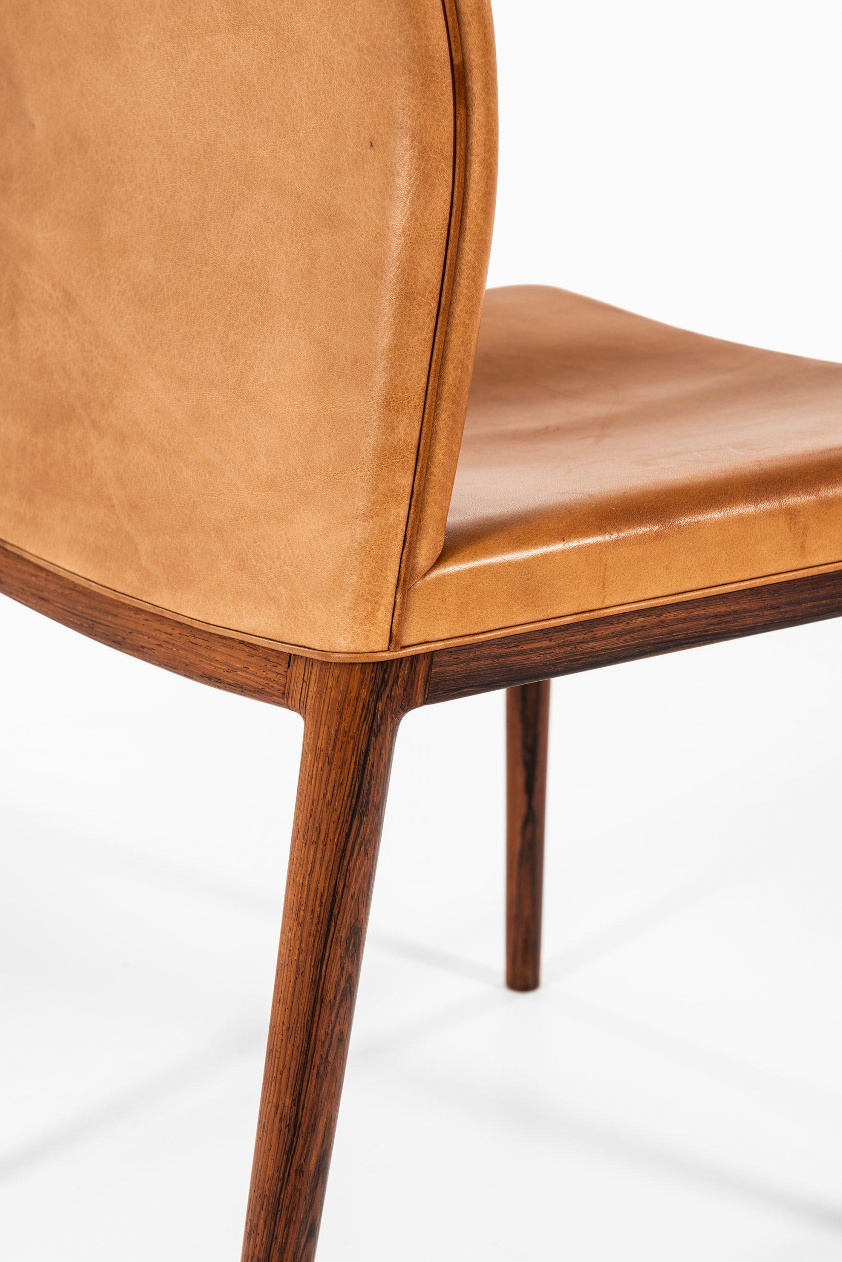 Helge Vestergaard Jensen Dining Chairs Produced by P. Jensen & Co. Cabinetmakers For Sale 2