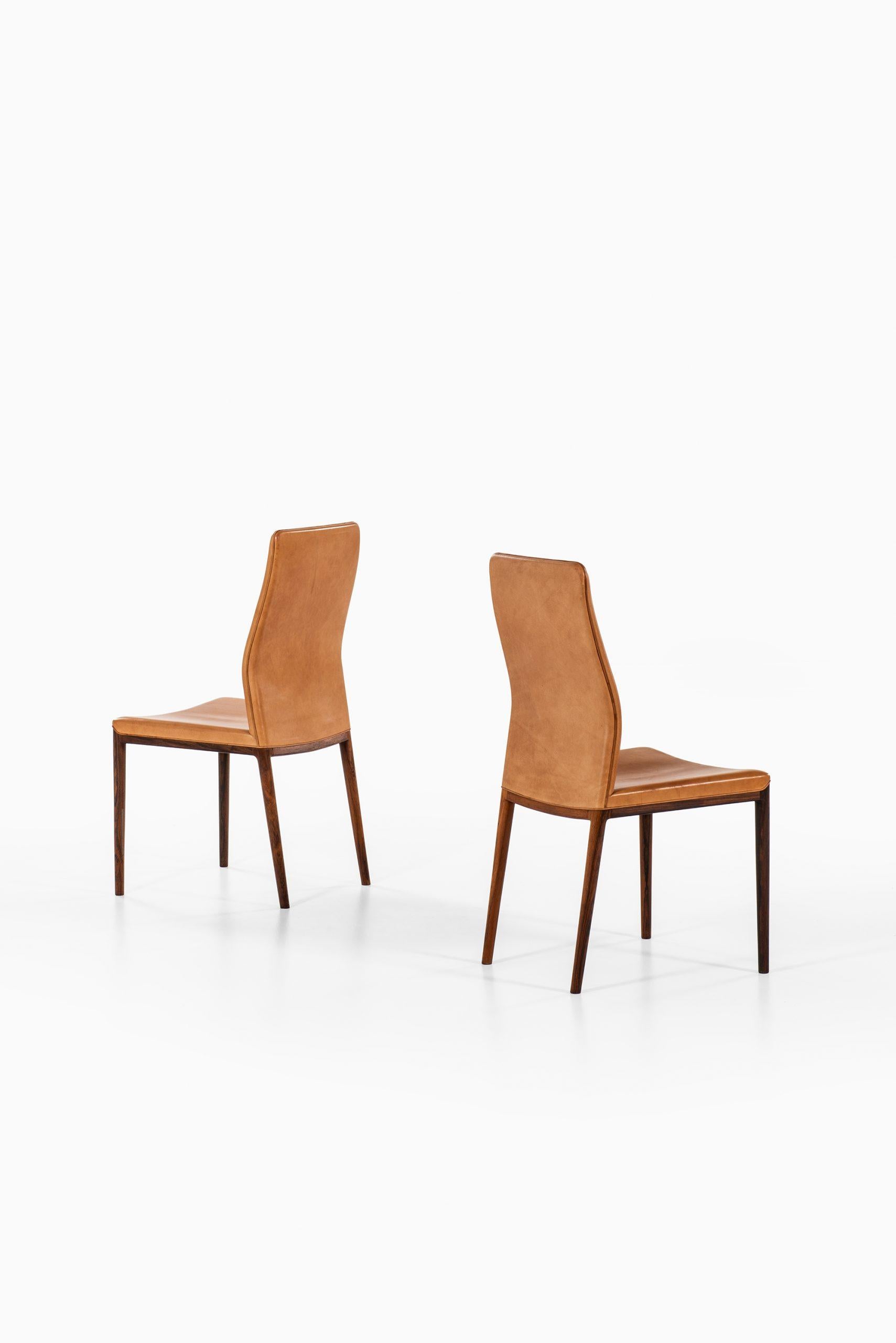 Helge Vestergaard Jensen Dining Chairs Produced by P. Jensen & Co. Cabinetmakers For Sale 1