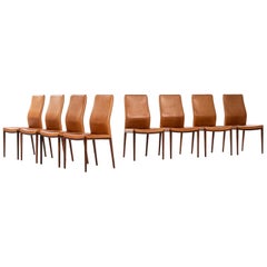 Chaises de salle à manger Helge Vestergaard Jensen produites par P. Jensen & Co. Ébénistes