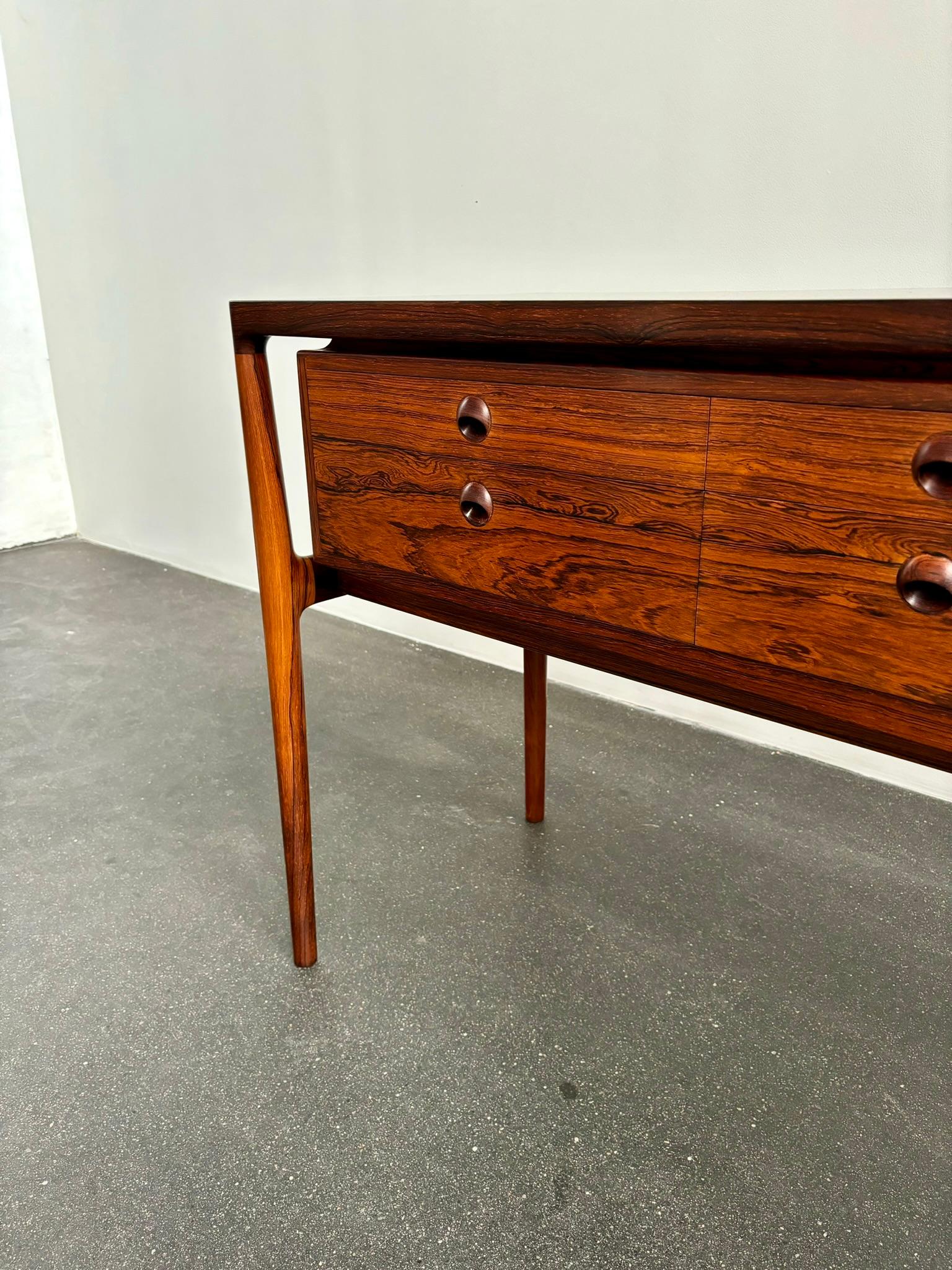 Helge Vestergaard Jensen Freestanding Sideboard in Rosewood, 1957 4