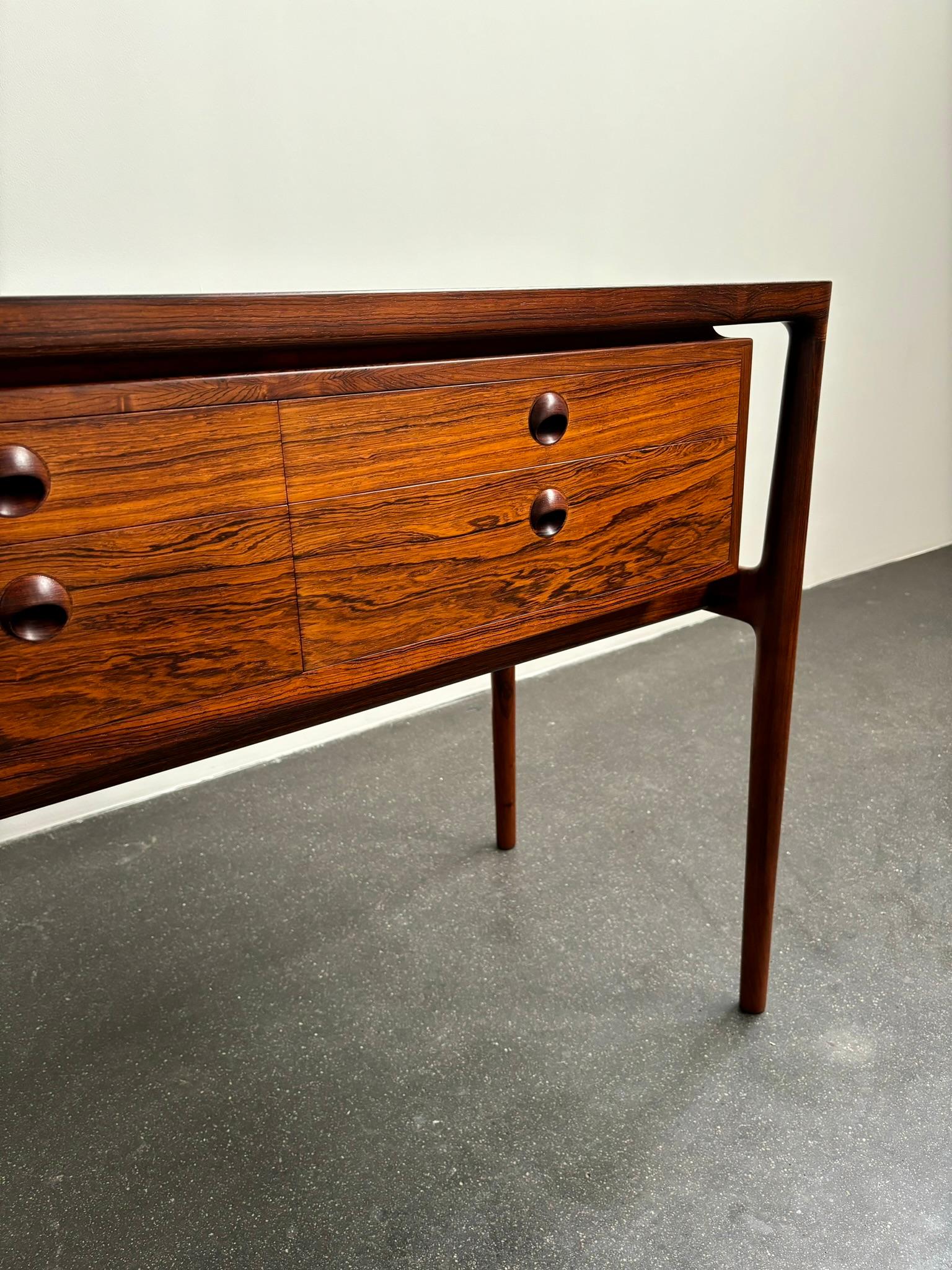 Helge Vestergaard Jensen Freestanding Sideboard in Rosewood, 1957 5