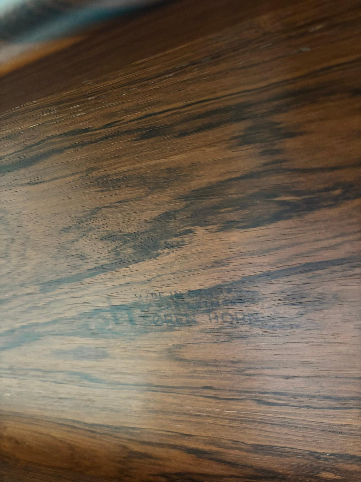 Helge Vestergaard Jensen Freestanding Sideboard in Rosewood, 1957 11