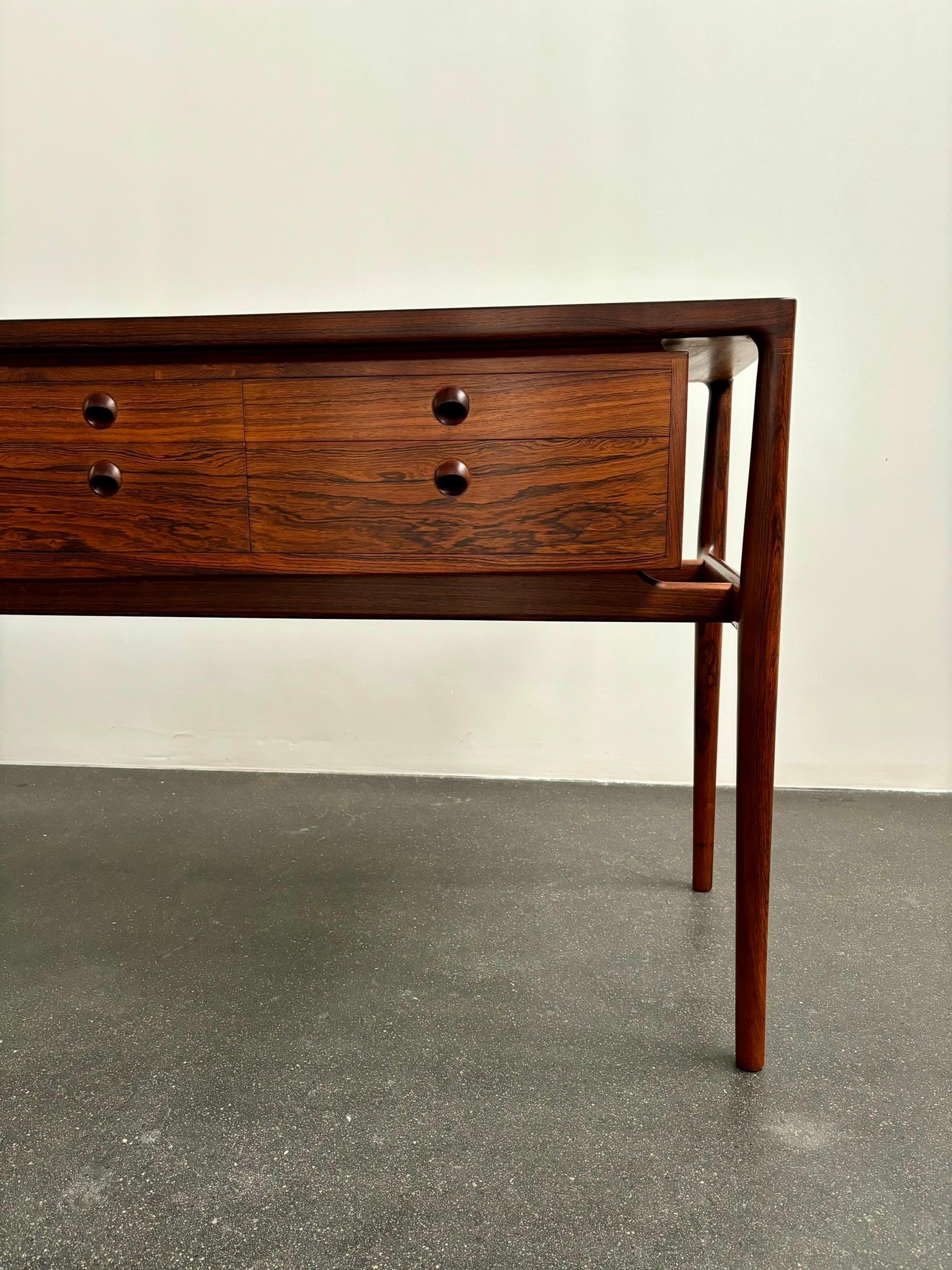 Danish Helge Vestergaard Jensen Freestanding Sideboard in Rosewood, 1957