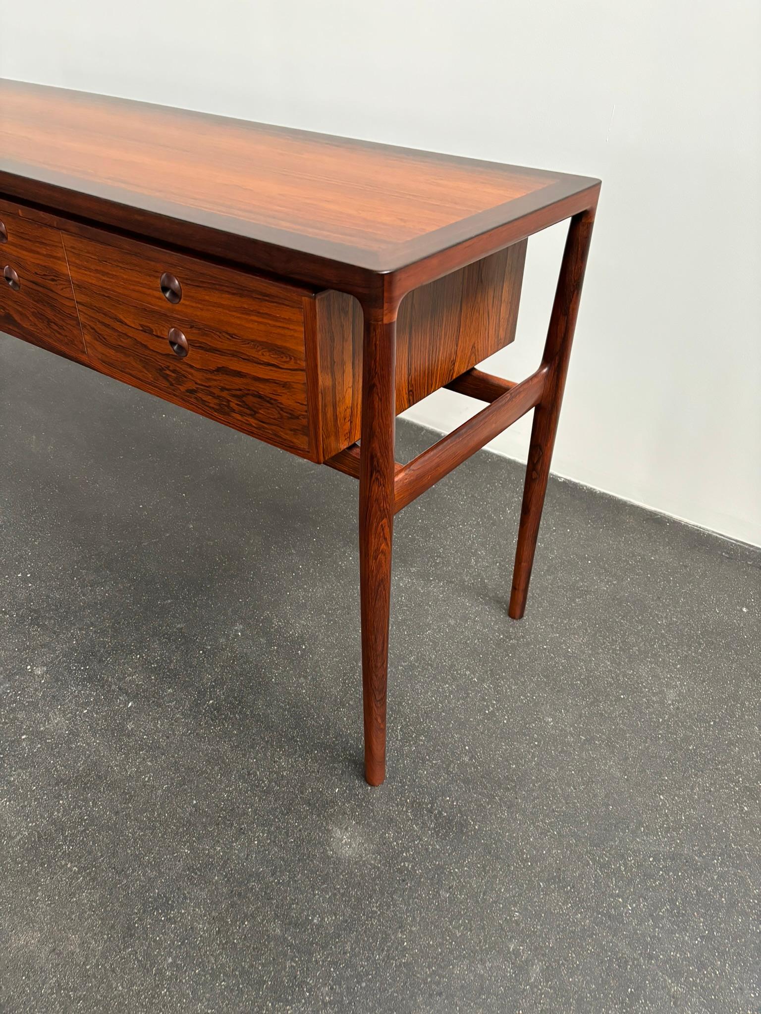 Mid-20th Century Helge Vestergaard Jensen Freestanding Sideboard in Rosewood, 1957