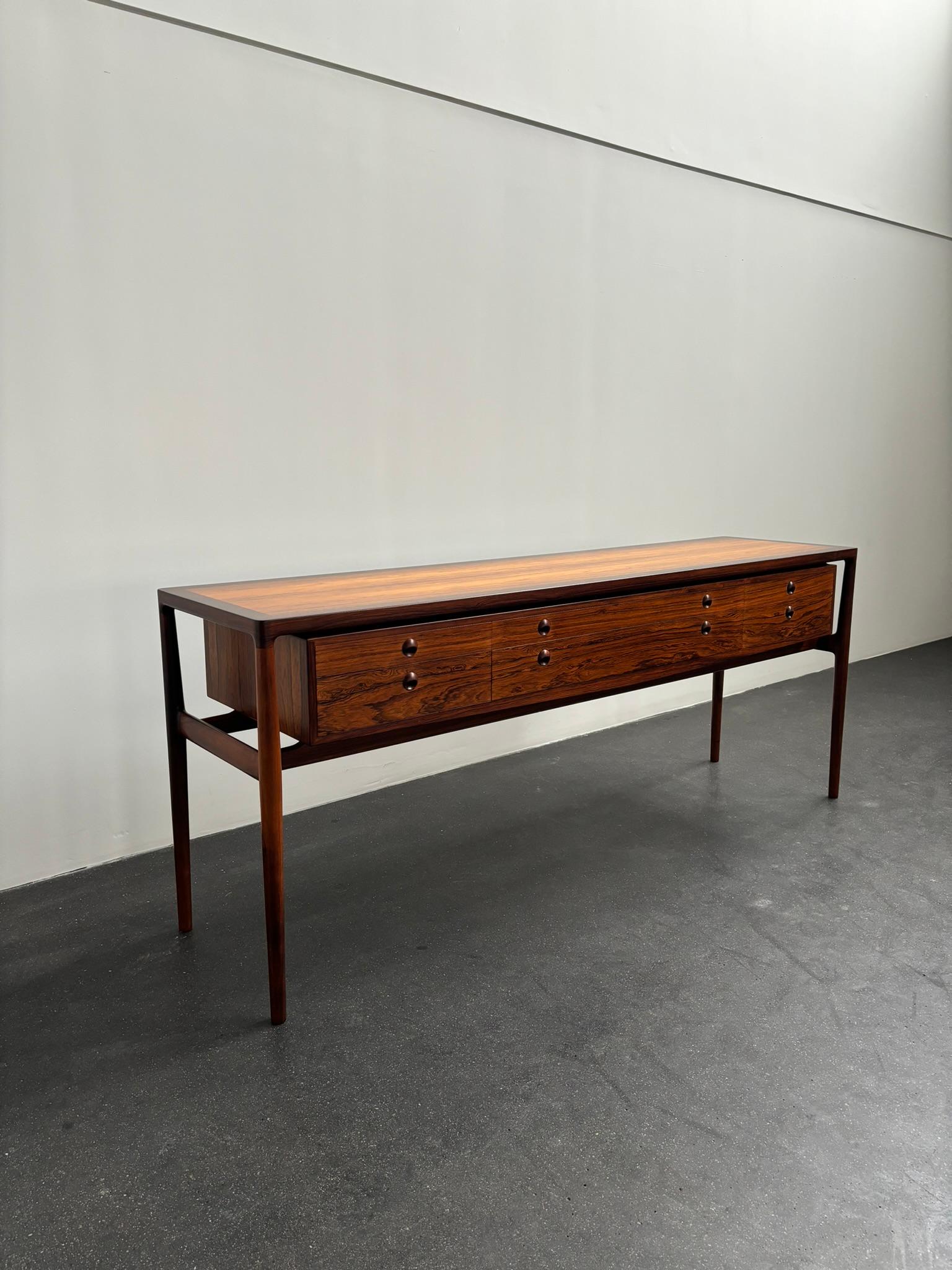 Helge Vestergaard Jensen Freestanding Sideboard in Rosewood, 1957 1