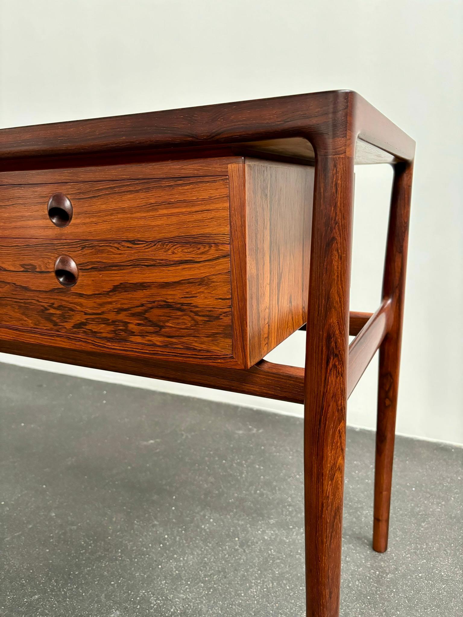 Helge Vestergaard Jensen Freestanding Sideboard in Rosewood, 1957 3