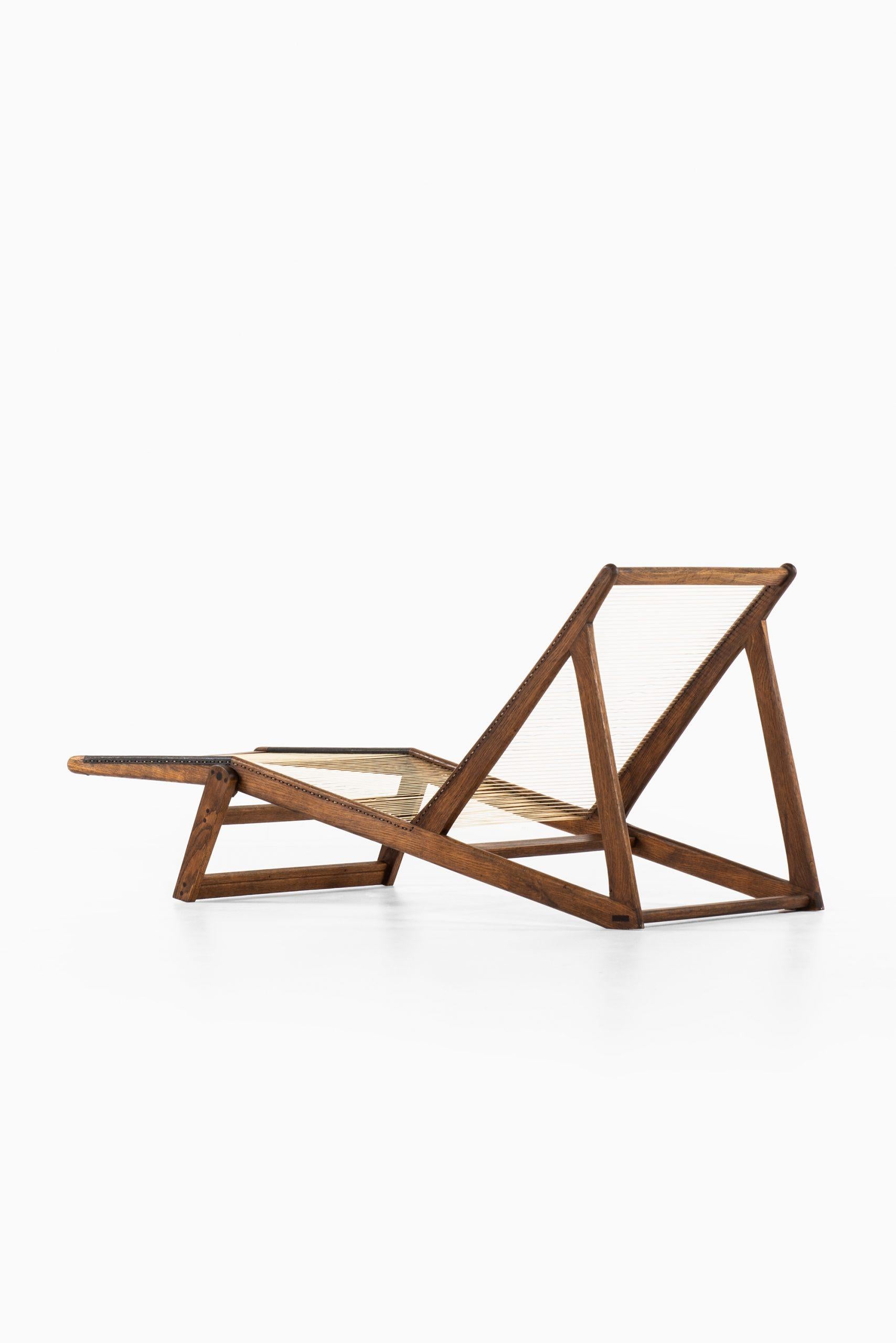 Danish Helge Vestergaard-Jensen Lounge Chair by Cabinetmaker Peder Pedersen in Denmark For Sale