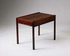 Helge Vestergaard Jensen 'Model 6' Rosewood Side Table for Jason Møbler