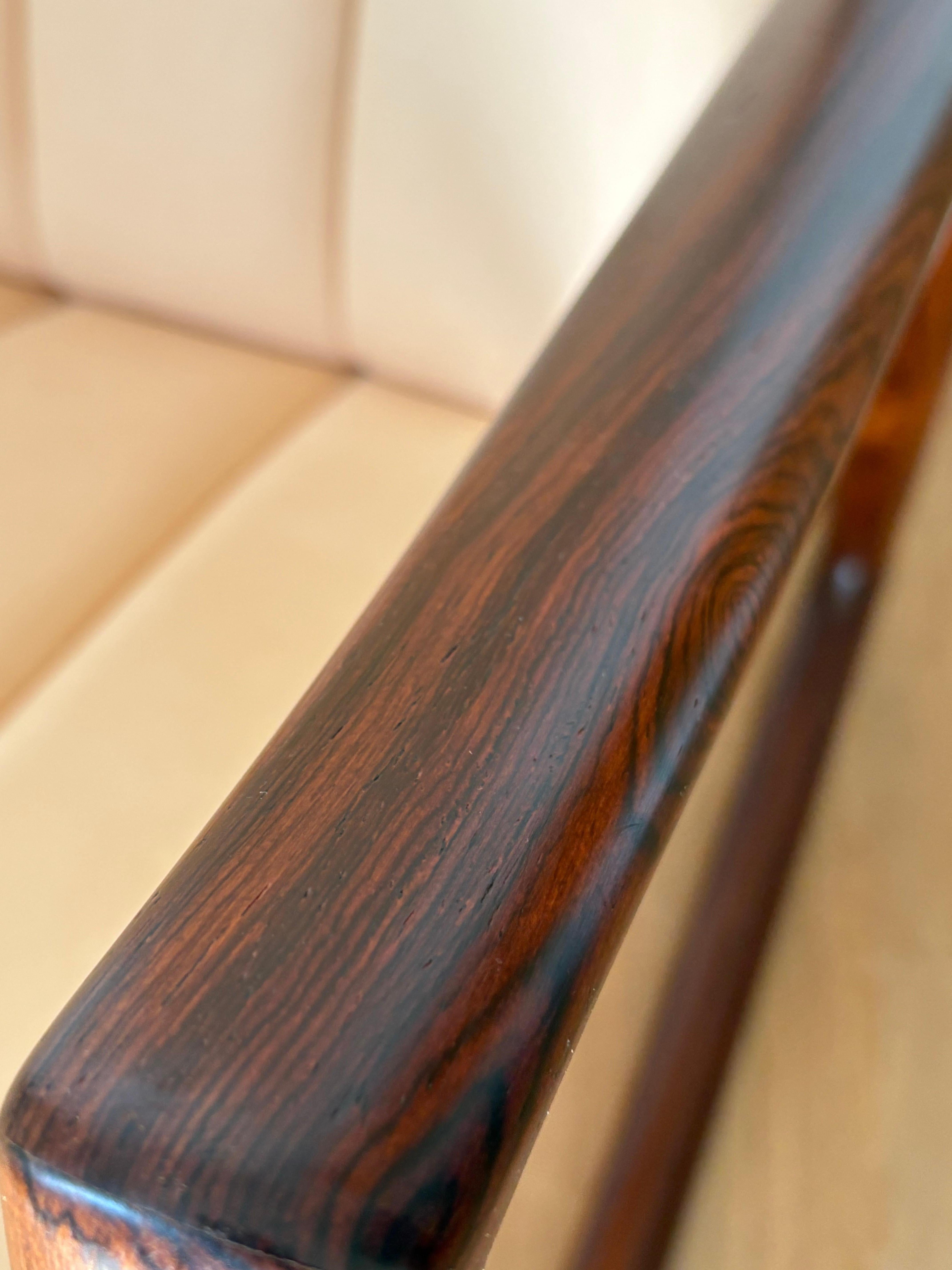 Helge Vestergaard Jensen Rosewood Rocking Chair designed 1959 For Sale 4