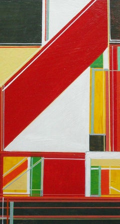Heli Lilles, Mid-Century Oil Painting on Panel, Unframed, Canada, C. 1960's