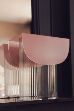 Helia Pink Table Lamp by Glass Variations