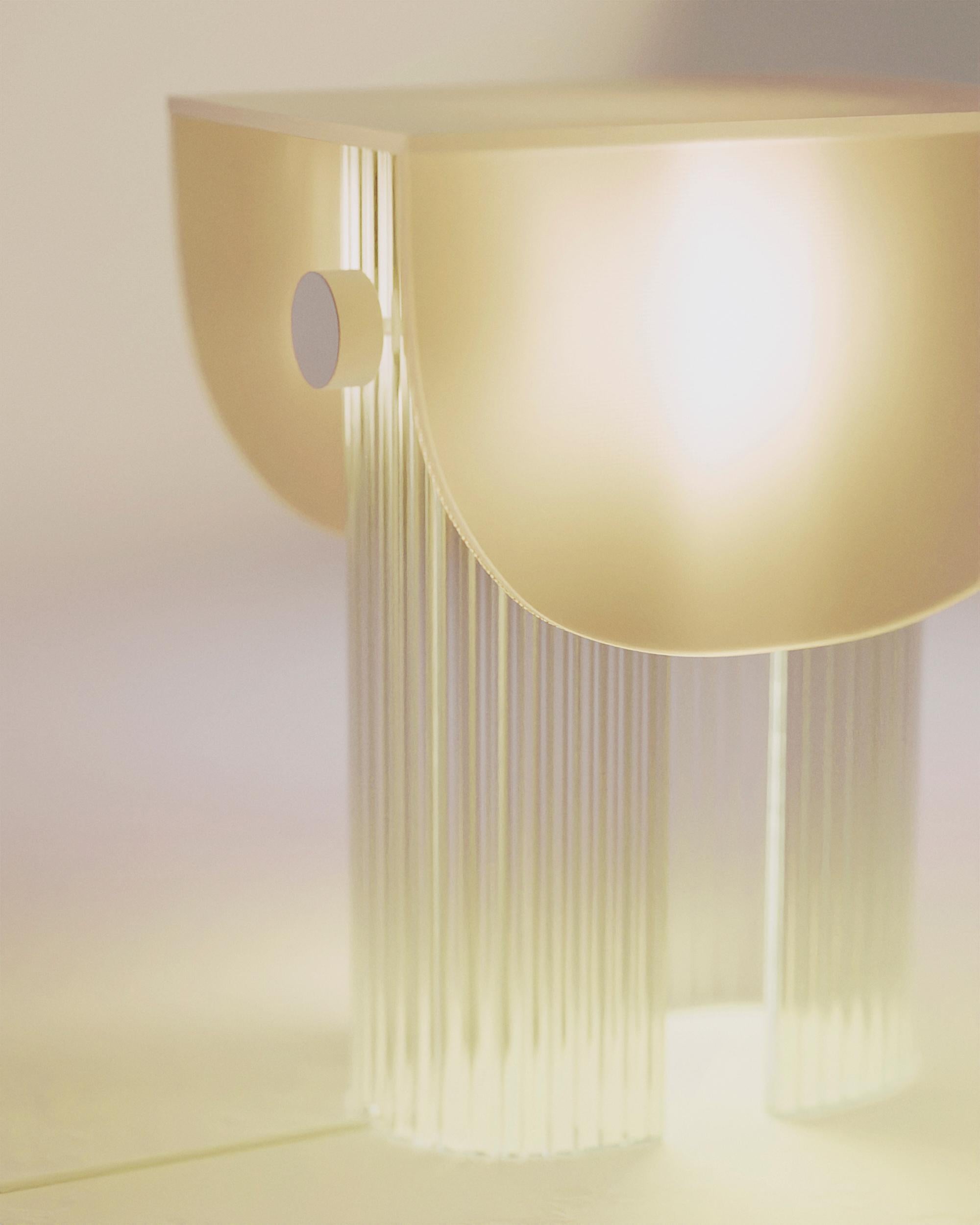 Lámpara de mesa Helia Straw by Glass Variations Francés en venta