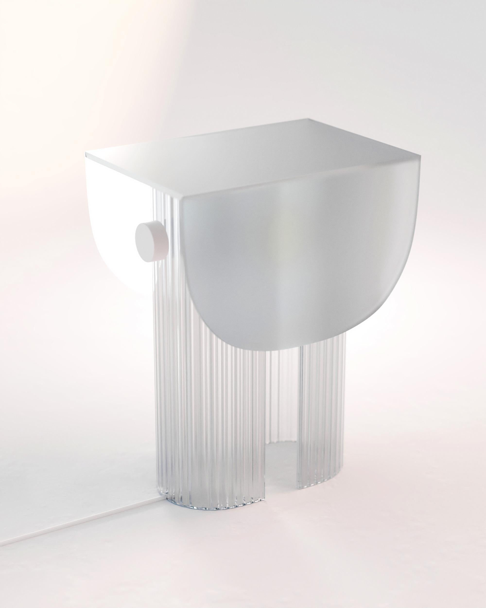 Post-Modern Helia Table Lamp by Glass Variations For Sale