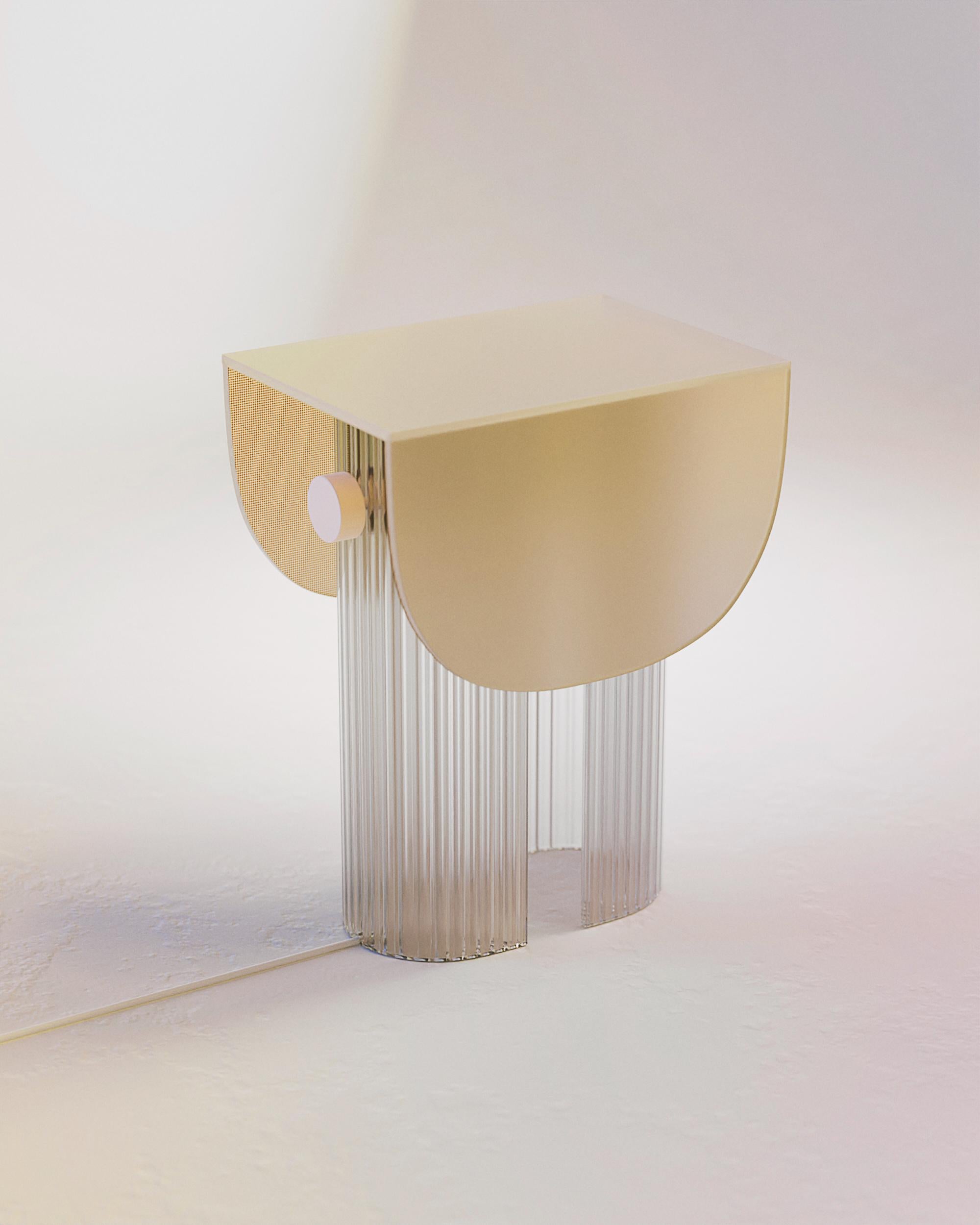 Lámpara de mesa HELIA by Glass Variations Posmoderno en venta