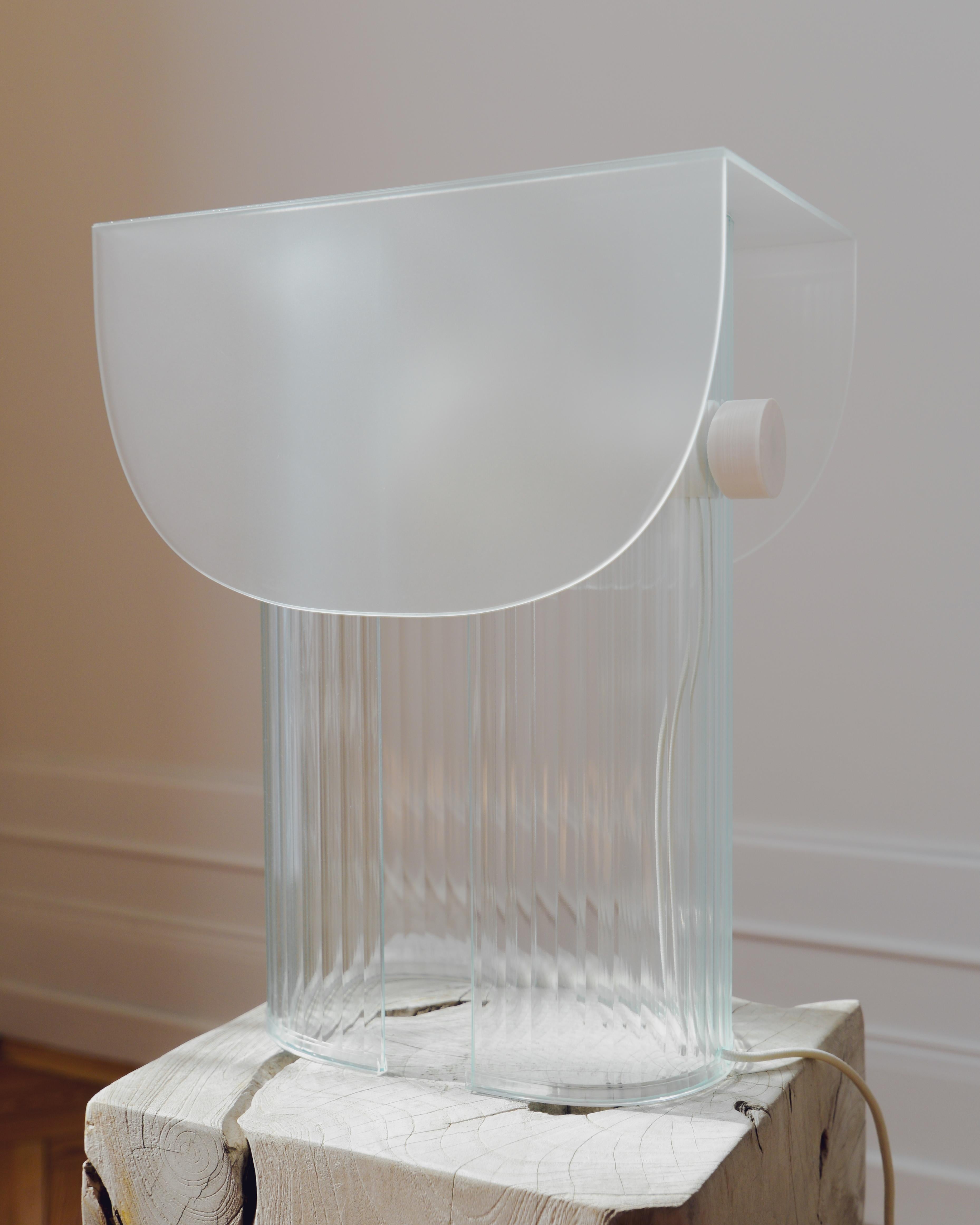 Contemporary Helia Table Lamp by Glass Variations For Sale