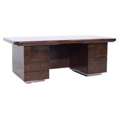 Escritorio ejecutivo Helikon Mid Century Burlwood