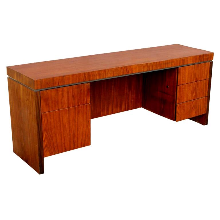 Helikon Rosewood Kneehole Credenza For Sale