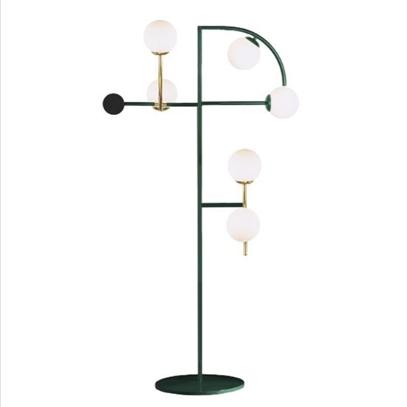 Part ambient light, part artwork, Helio floor lamp will highlight any space in all the right ways thanks to its opal glass globes and sleek brass details. Made to order and color customizable.

A collection that is raw and expressive yet