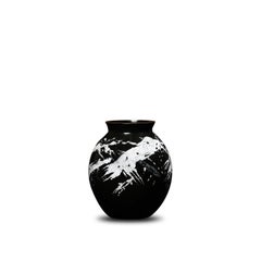 Art Deco Eggshell Lacquered Dinanderie Vase Alexander Lamont Pleiades Collection