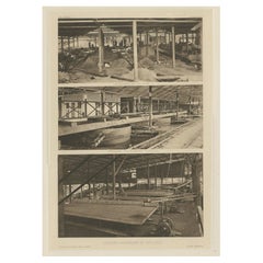 Heliograph of Tin Mining in Tronoh, Perak and Tambun in Sabah, Malaysia, 1907