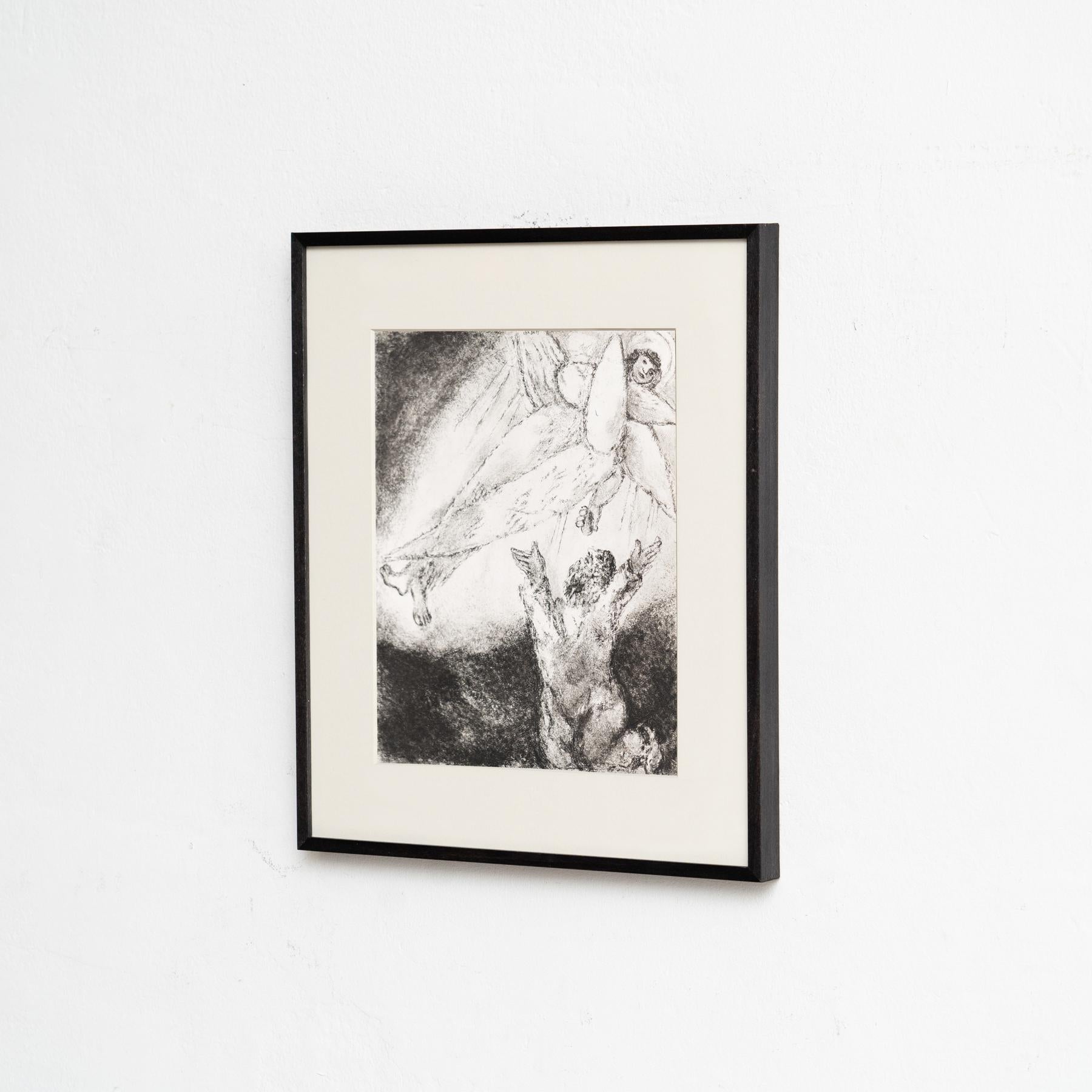 Heliograbado de Marc Chagall de su serie bíblica icónica, 1956 Moderno de mediados de siglo en venta