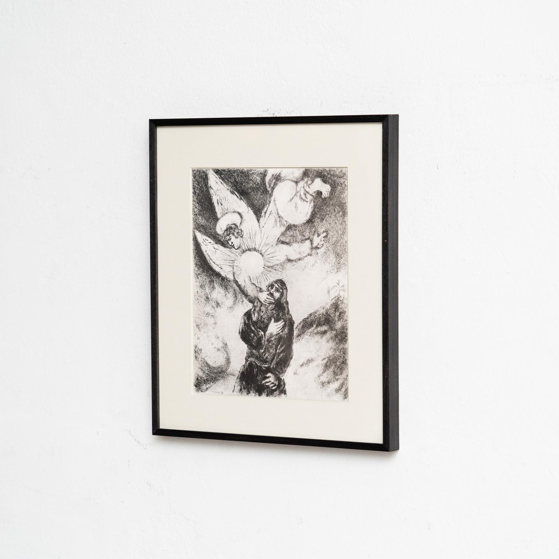 Heliograbado de Marc Chagall de su serie bíblica icónica, 1956 Moderno de mediados de siglo en venta