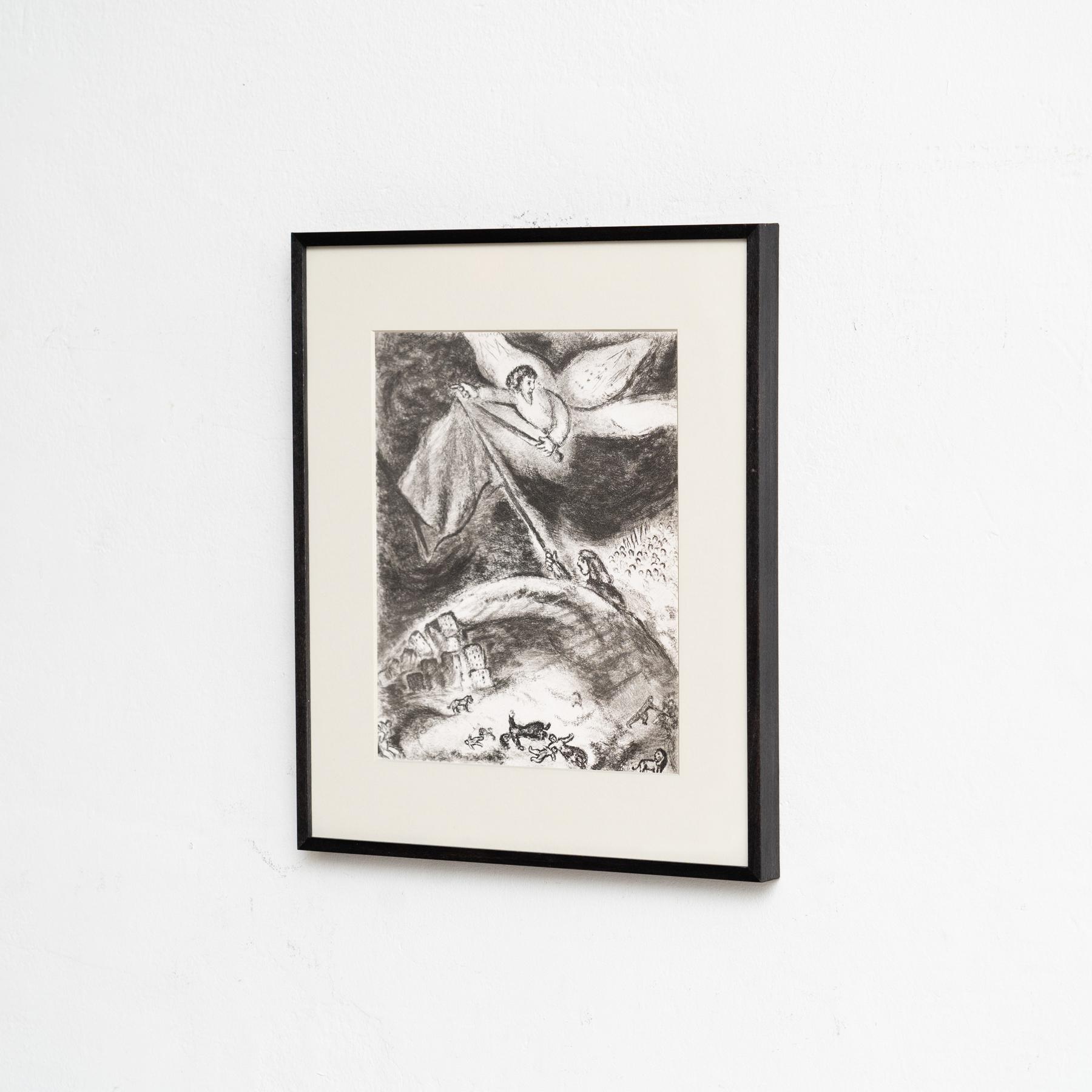 Heliograbado de Marc Chagall de su serie bíblica icónica, 1956 Moderno de mediados de siglo en venta
