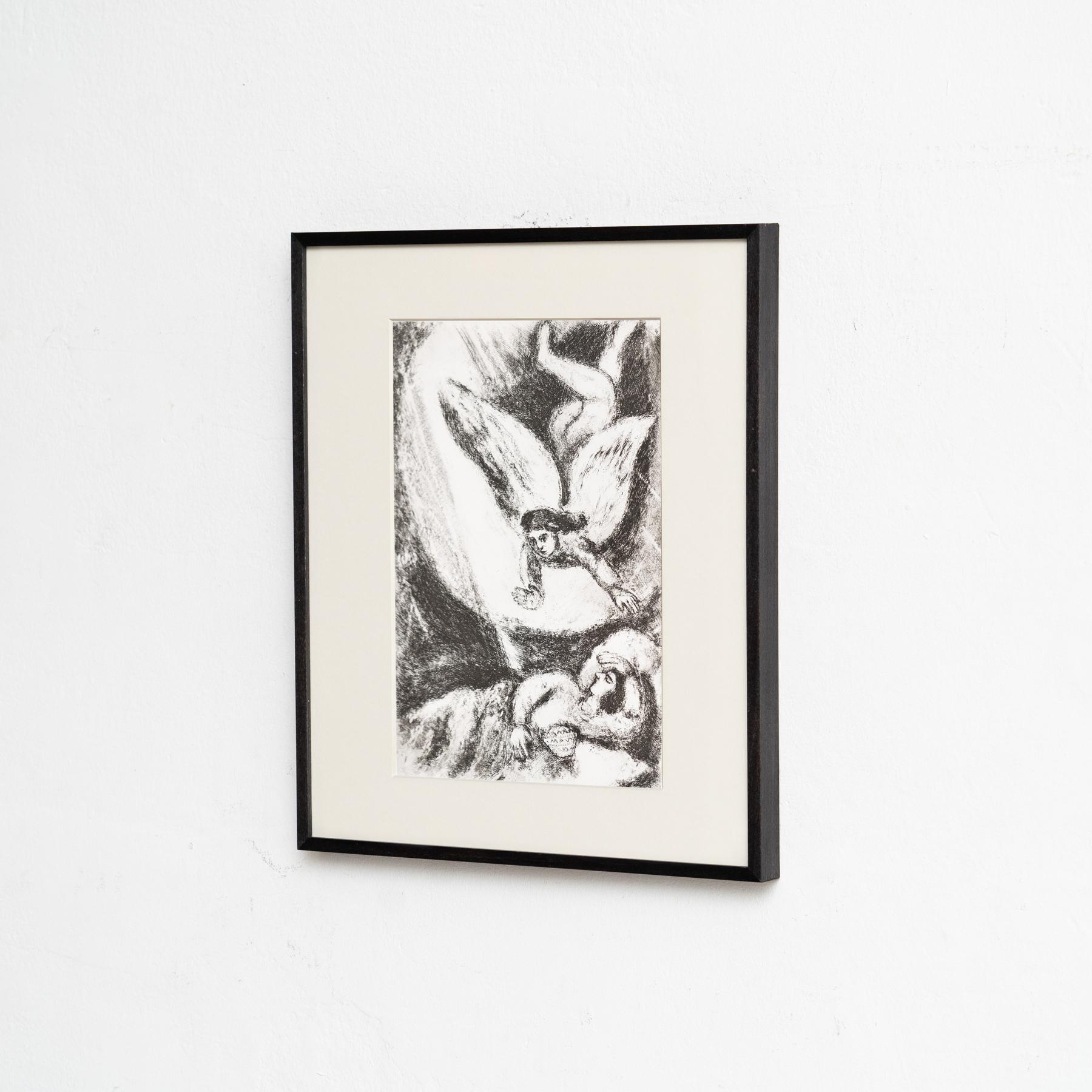 Heliograbado de Marc Chagall de su serie bíblica icónica, 1956 Moderno de mediados de siglo en venta