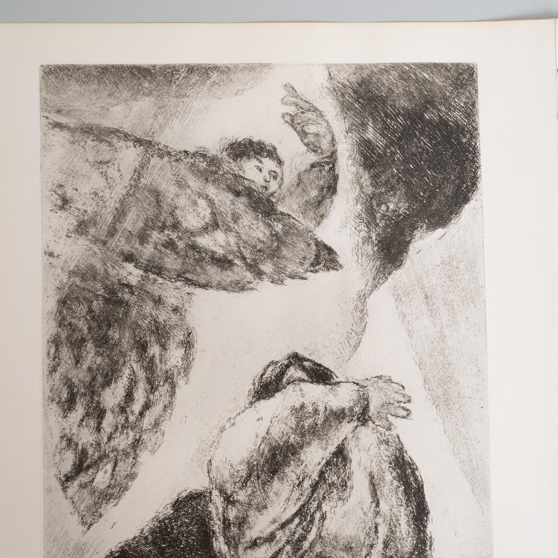 Heliograbado de Marc Chagall de su serie bíblica icónica, 1956 Francés en venta