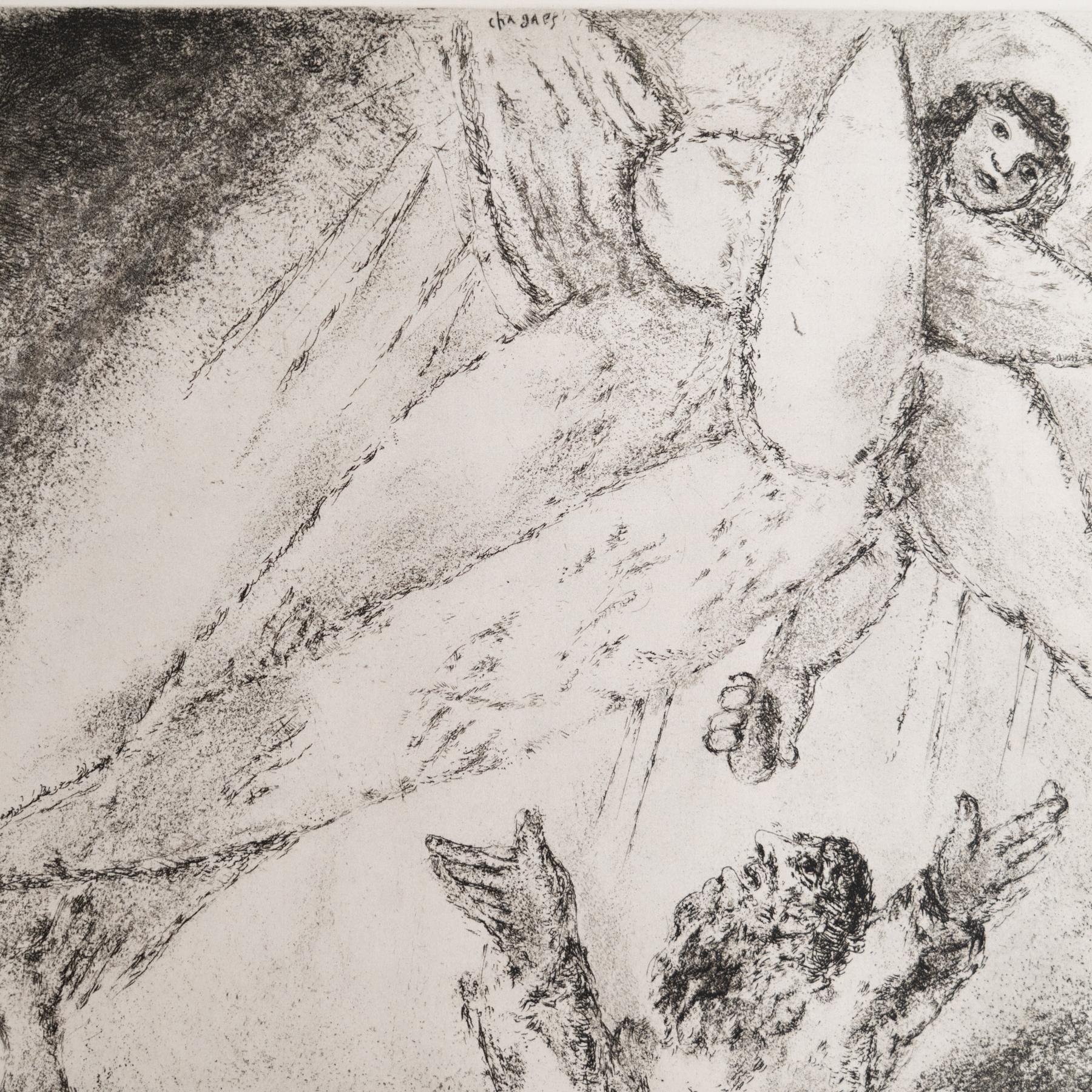 Heliograbado de Marc Chagall de su serie bíblica icónica, 1956 Francés en venta