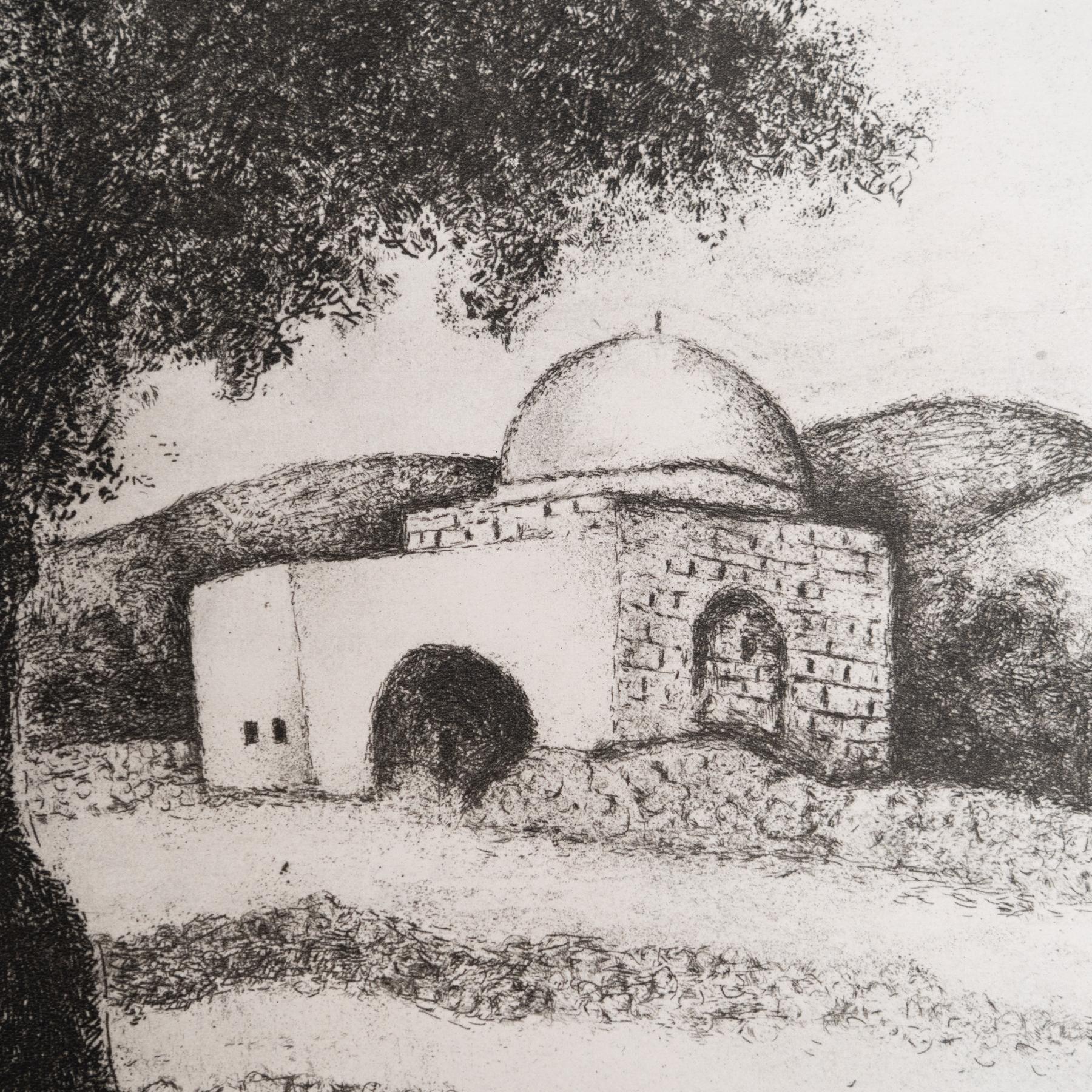 Heliograbado de Marc Chagall de su serie bíblica icónica, 1956 Francés en venta