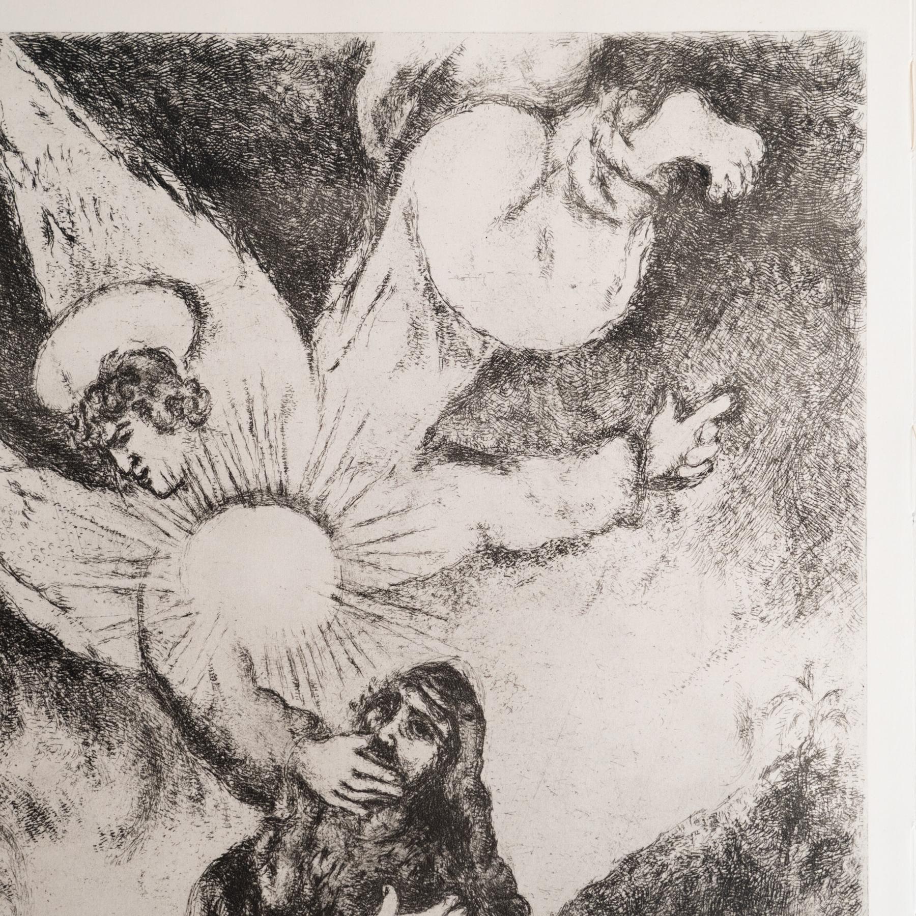 Heliograbado de Marc Chagall de su serie bíblica icónica, 1956 Francés en venta