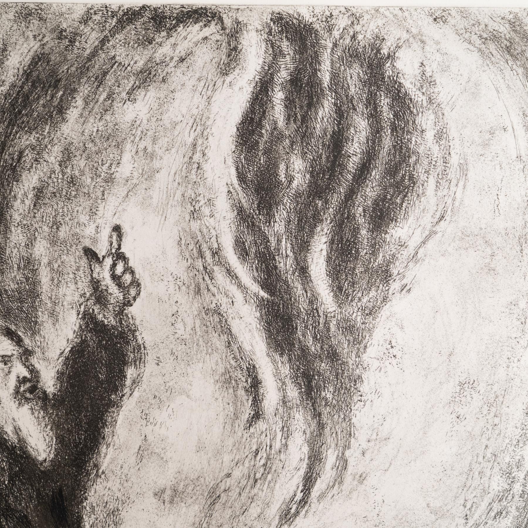 Heliograbado de Marc Chagall de su serie bíblica icónica, 1956 Francés en venta