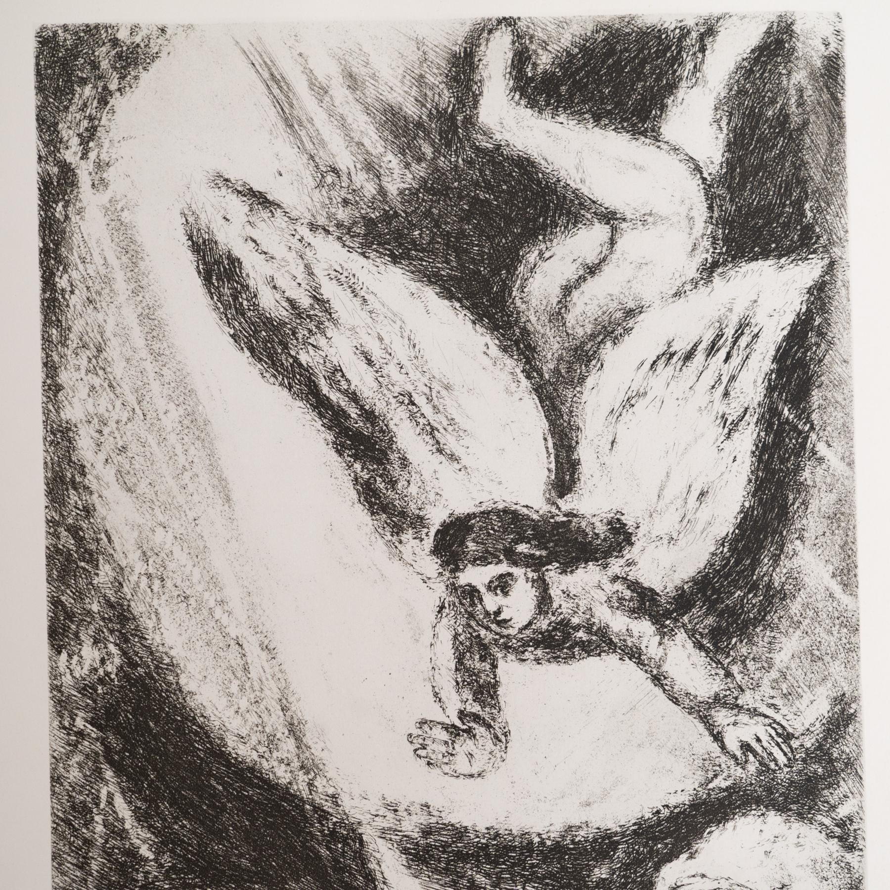 Heliograbado de Marc Chagall de su serie bíblica icónica, 1956 Francés en venta