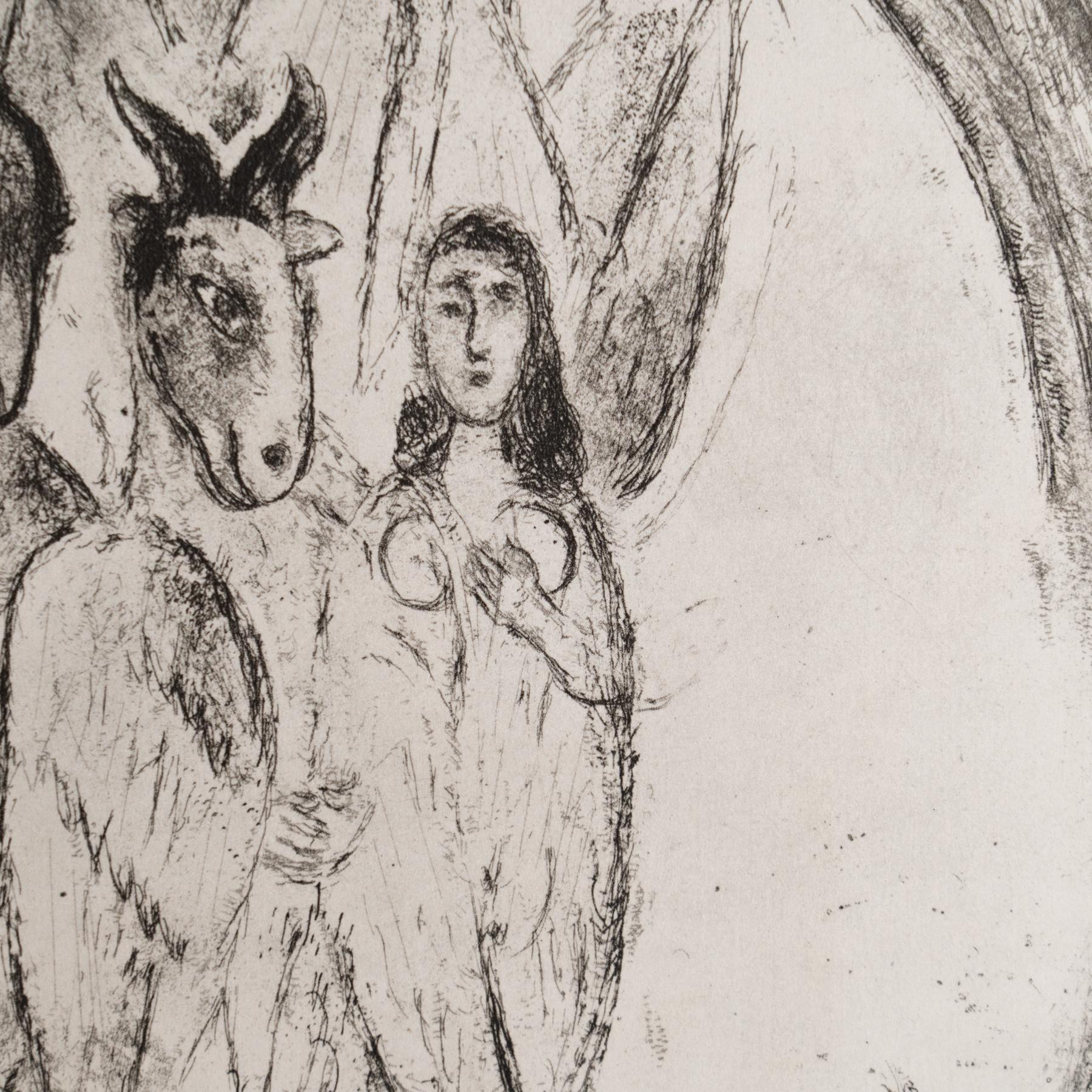Heliograbado de Marc Chagall de su serie bíblica icónica, 1956 en Bueno estado para la venta en Barcelona, Barcelona