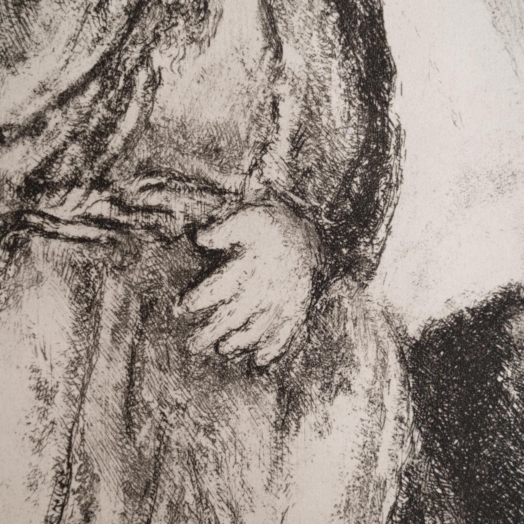 Heliograbado de Marc Chagall de su serie bíblica icónica, 1956 mediados del siglo XX en venta