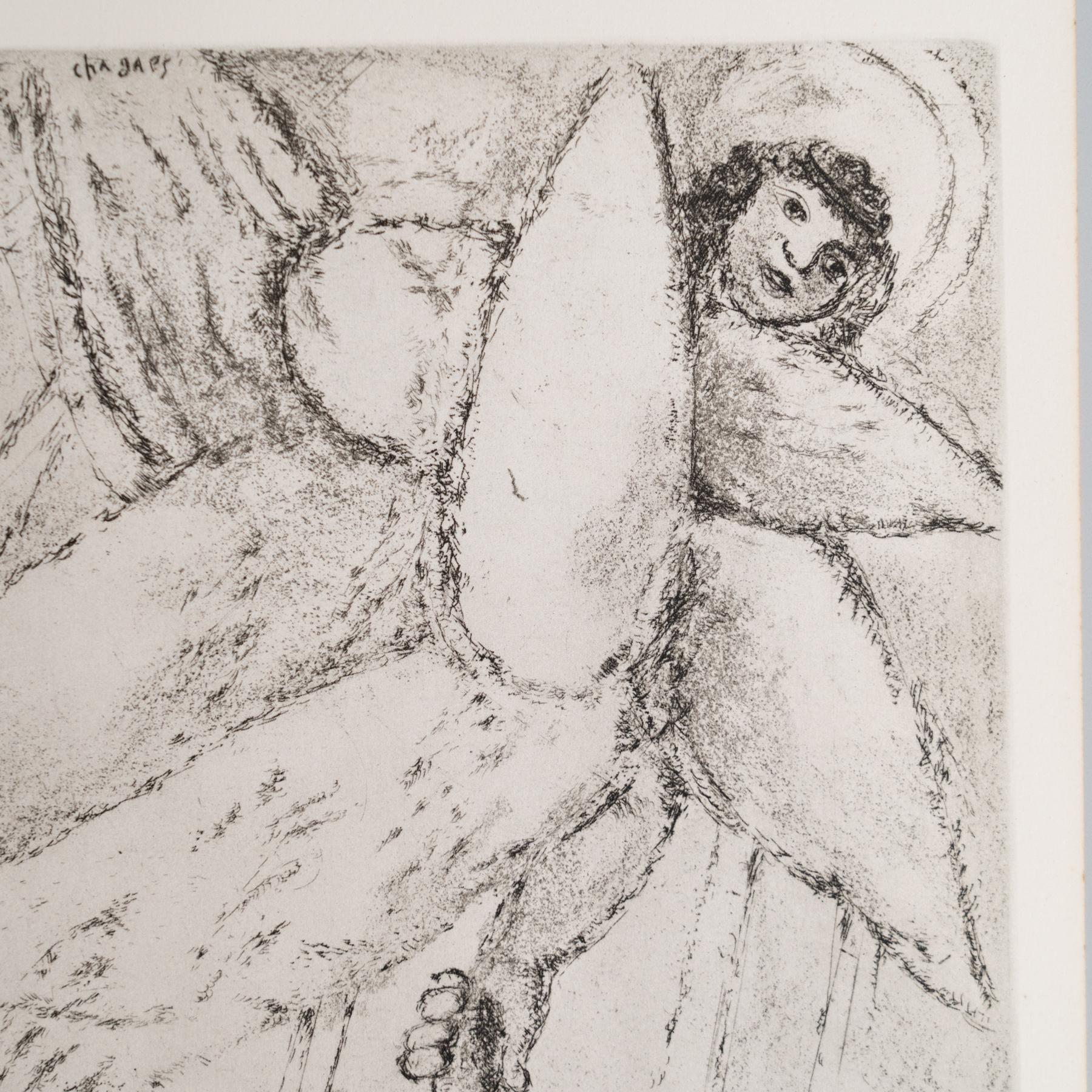 Heliograbado de Marc Chagall de su serie bíblica icónica, 1956 mediados del siglo XX en venta