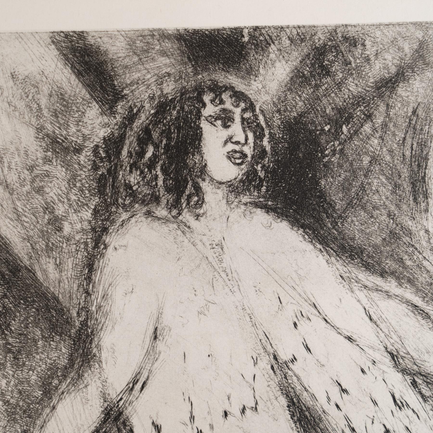 Heliograbado de Marc Chagall de su serie bíblica icónica, 1956 mediados del siglo XX en venta
