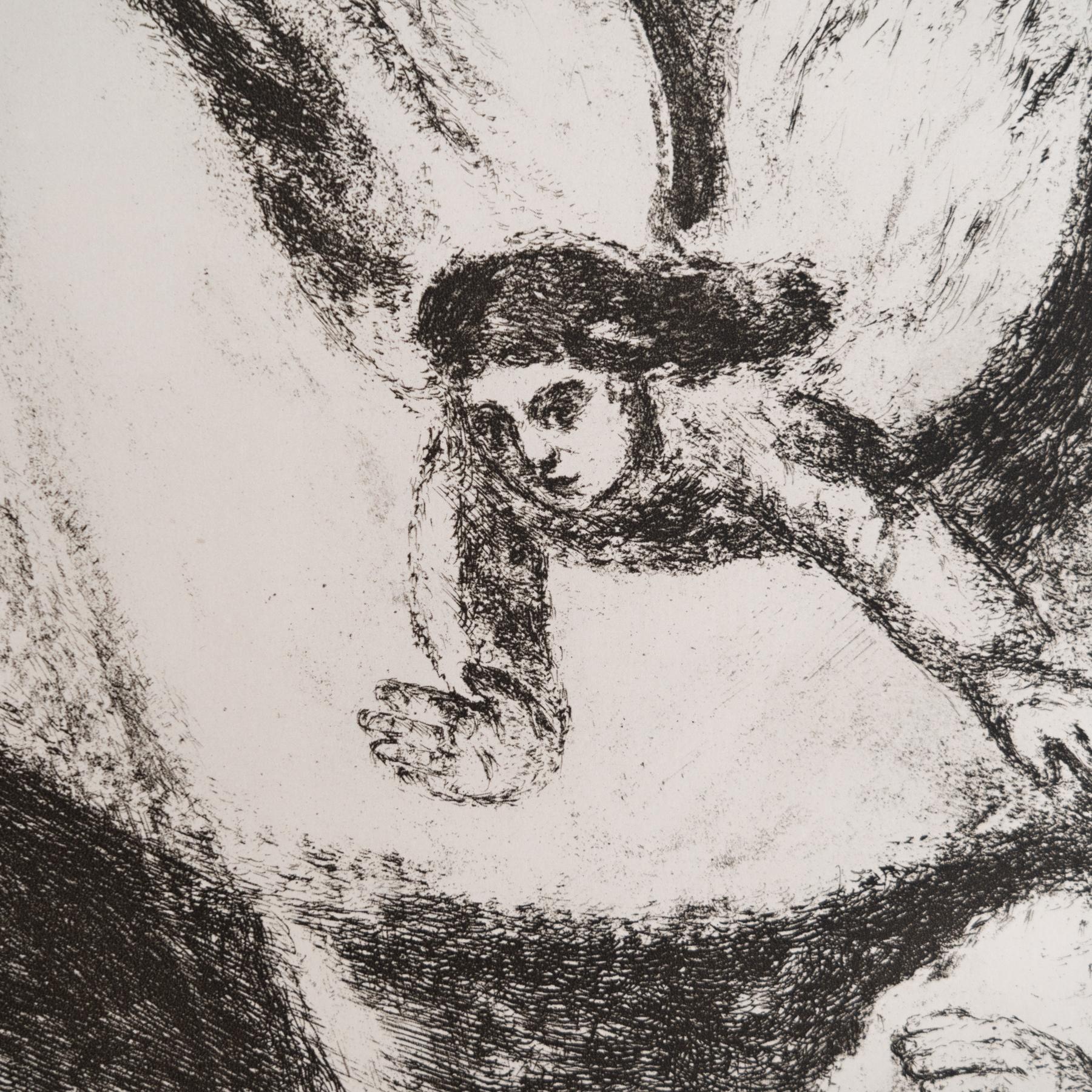 Heliograbado de Marc Chagall de su serie bíblica icónica, 1956 mediados del siglo XX en venta