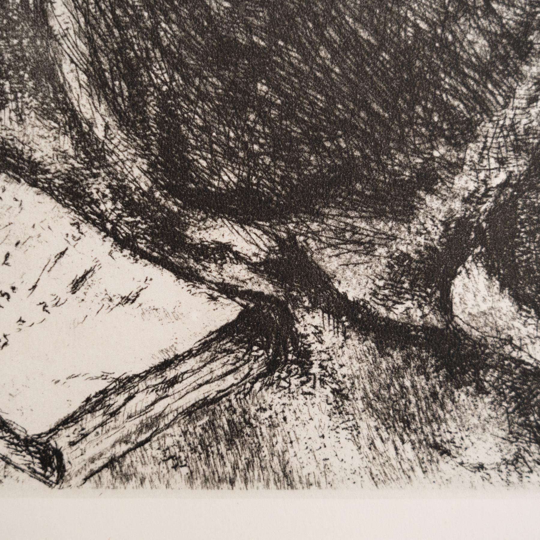 Heliograbado de Marc Chagall de su serie bíblica icónica, 1956 Papel en venta