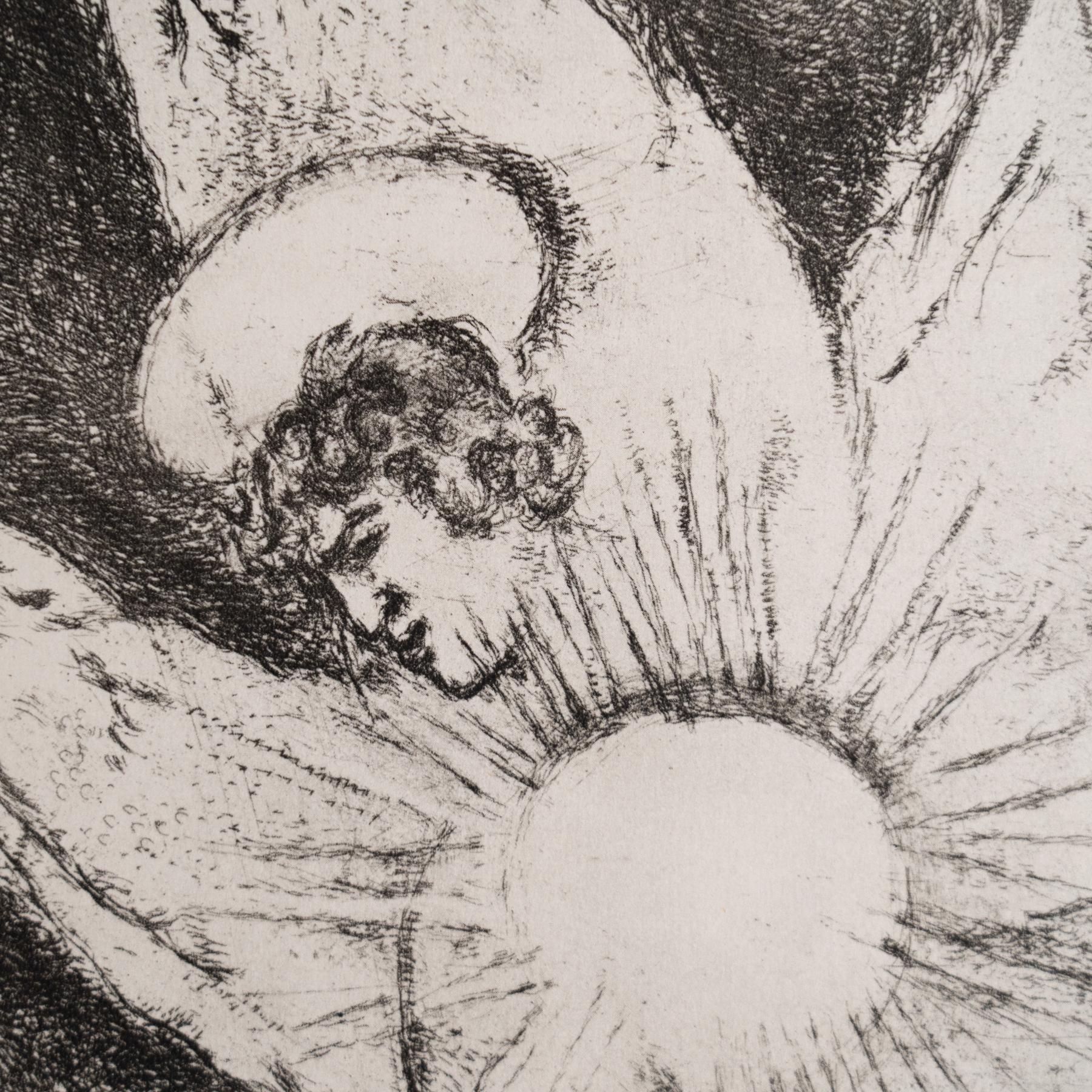 Heliograbado de Marc Chagall de su serie bíblica icónica, 1956 Papel en venta